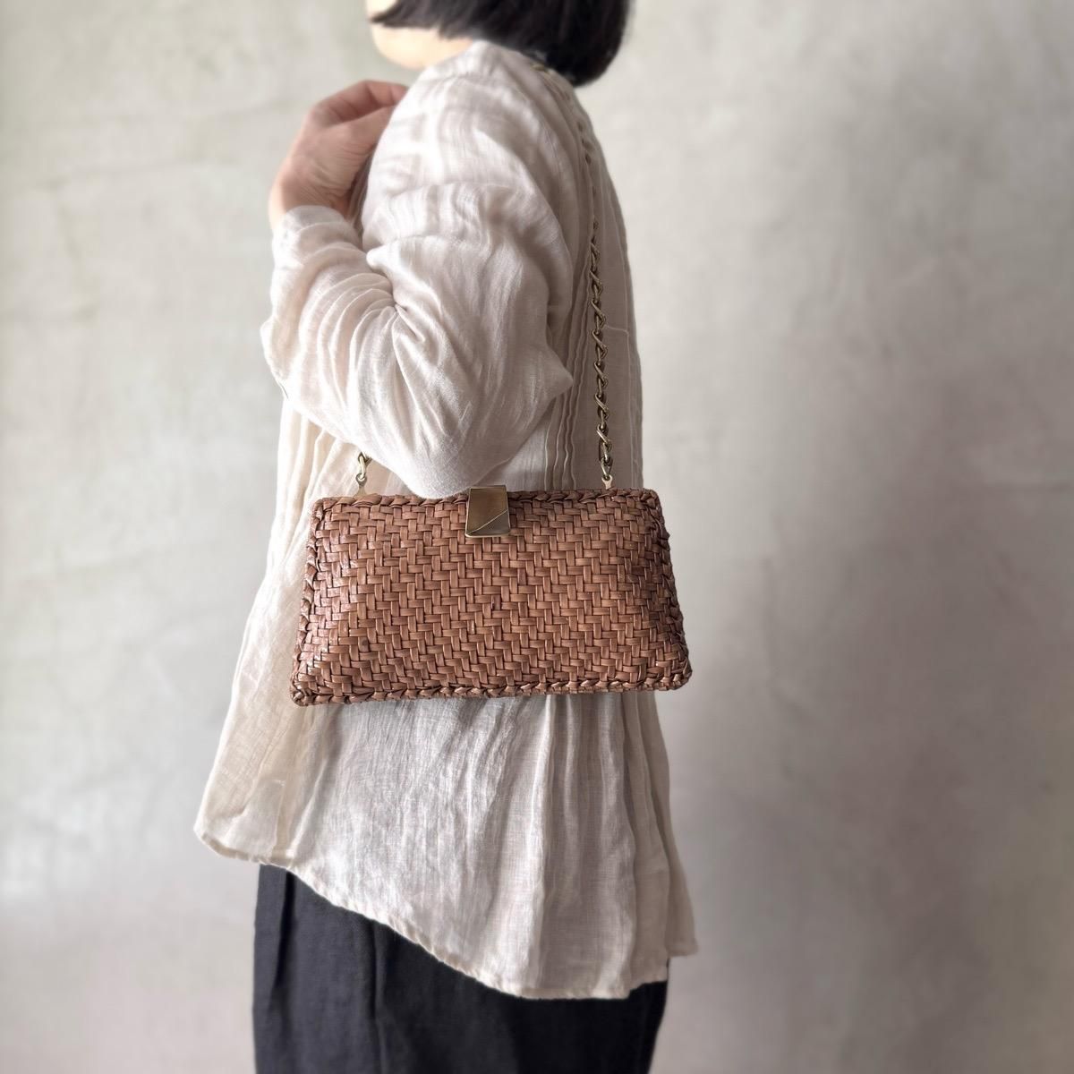 ơ  2WAY Хå ֥饦Vintage Rattan Shoulder Bag