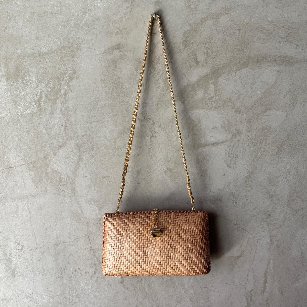 ơ  2WAY Хå Хå ١Vintage Rattan Shoulder Bag