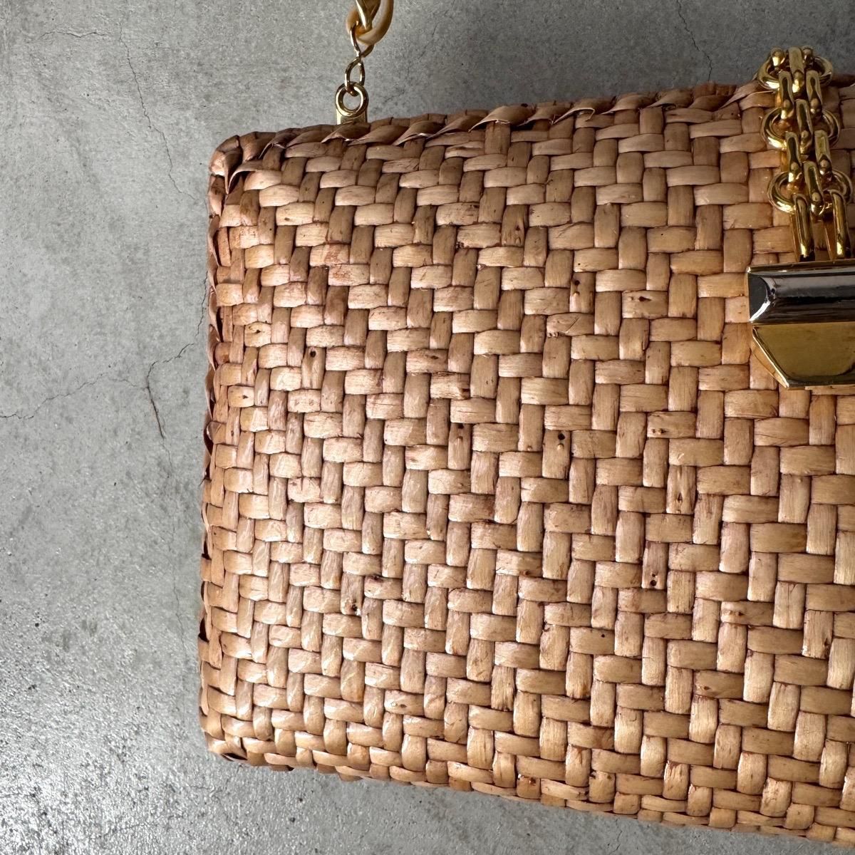 ơ  2WAY Хå Хå ١Vintage Rattan Shoulder Bag