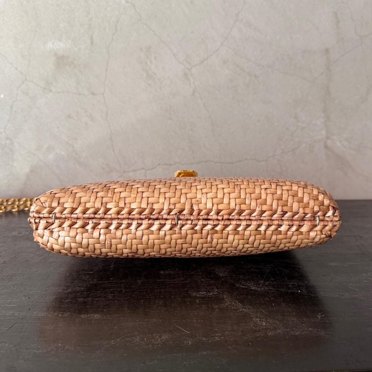 ơ  2WAY Хå Хå ١Vintage Rattan Shoulder Bag