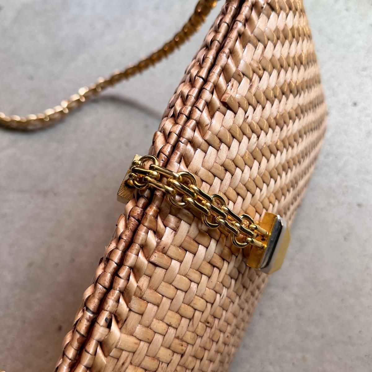 ơ  2WAY Хå Хå ١Vintage Rattan Shoulder Bag