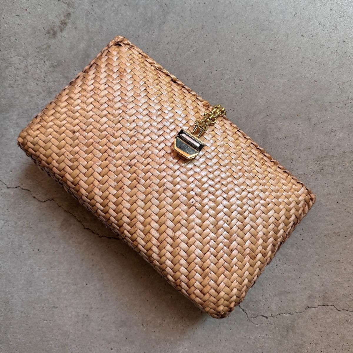 ơ  2WAY Хå Хå ١Vintage Rattan Shoulder Bag