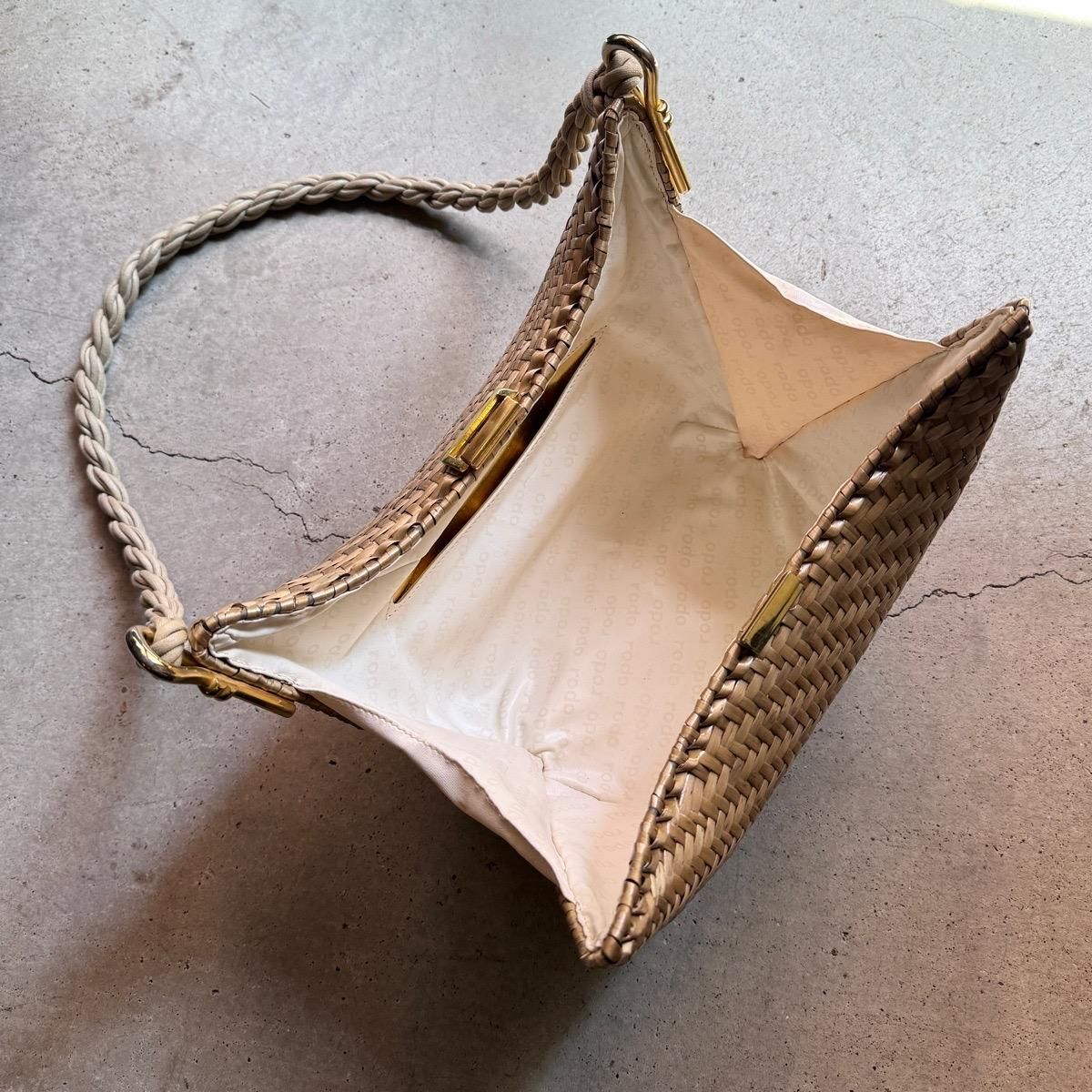 ꥢ ơ  ץХå Italy Vintage Rattan Shoulder Bag
