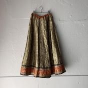  ơ ڥ꡼ 㥶ȡIndian Vintage Paisley Pattern Gathered Skirt