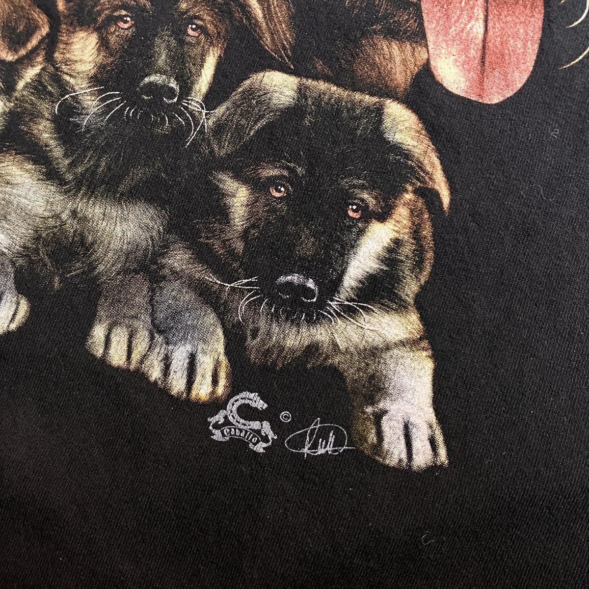 <img class='new_mark_img1' src='https://img.shop-pro.jp/img/new/icons13.gif' style='border:none;display:inline;margin:0px;padding:0px;width:auto;' /> ѡɤβ² ץ TġVintage Dog Print T-shirts