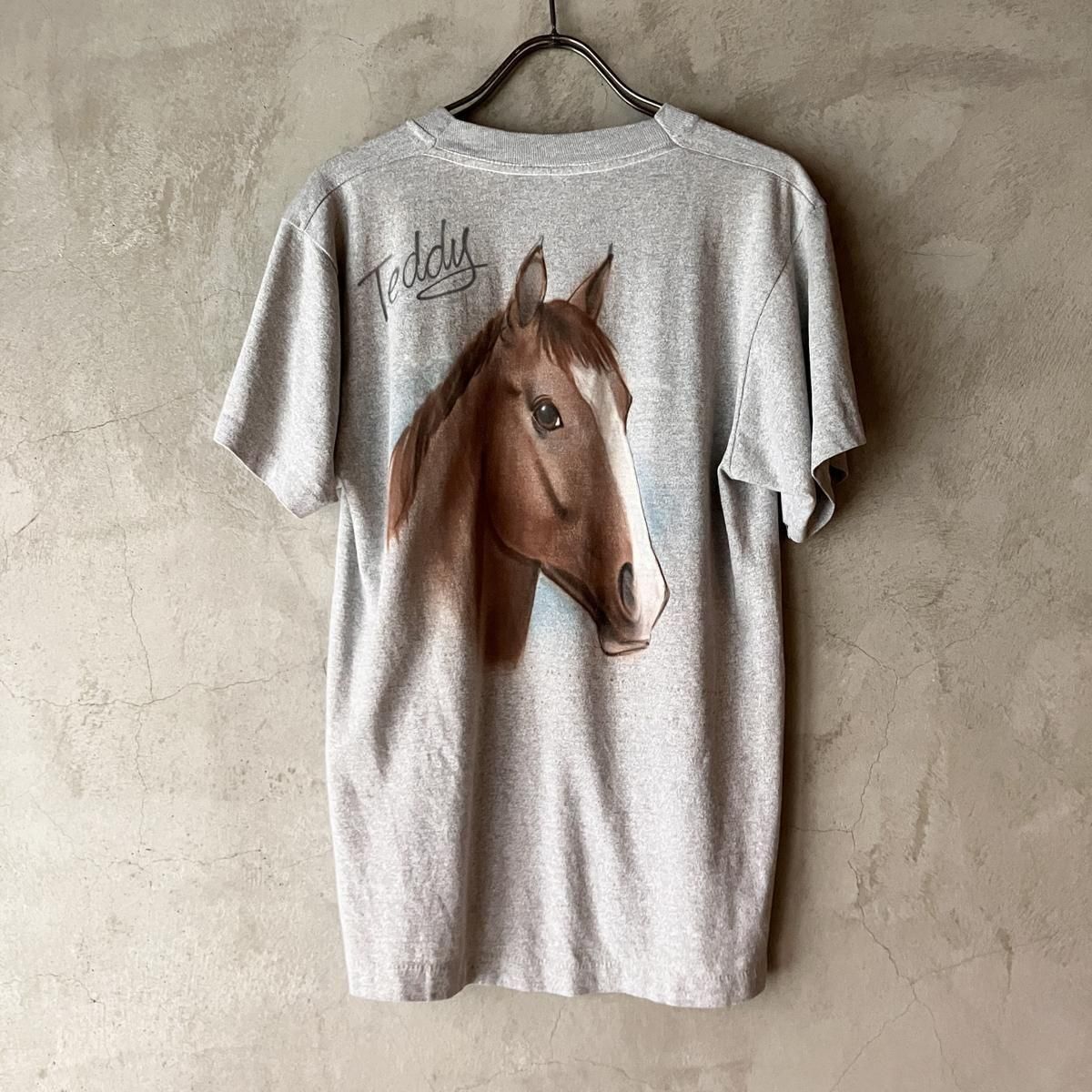 <img class='new_mark_img1' src='https://img.shop-pro.jp/img/new/icons13.gif' style='border:none;display:inline;margin:0px;padding:0px;width:auto;' />80-90ǯ ץ졼 ϥǥ TġVintage Spray Art Horse Design T-shirts