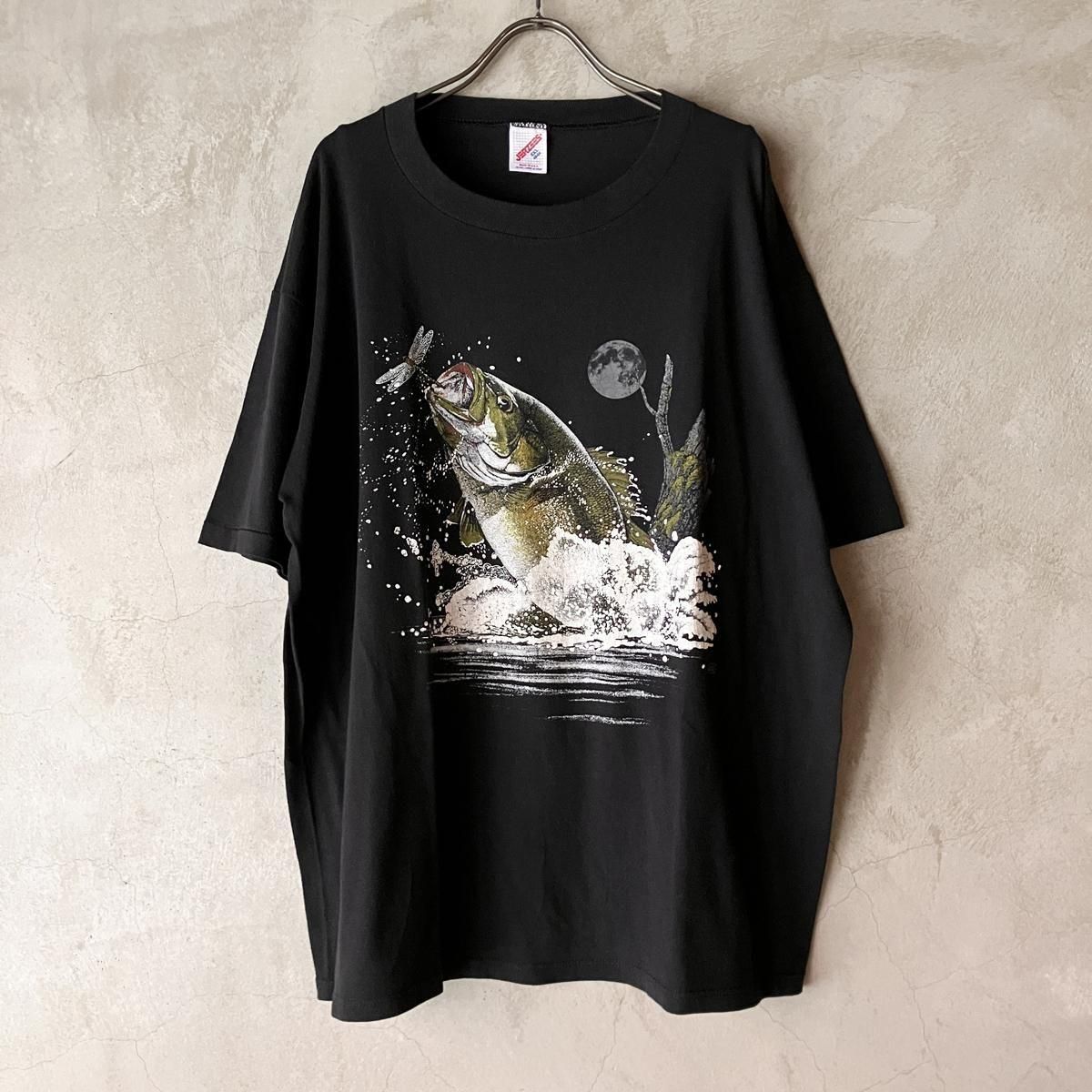 <img class='new_mark_img1' src='https://img.shop-pro.jp/img/new/icons13.gif' style='border:none;display:inline;margin:0px;padding:0px;width:auto;' />80ǯ ֥åХȥ ץ TġVintage Fish Print T-shirts
