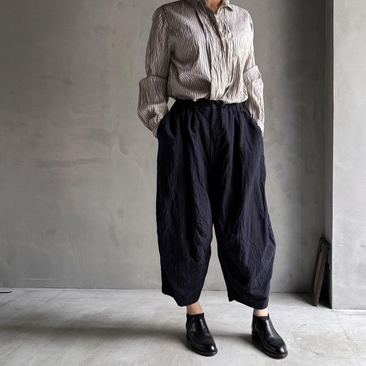 <img class='new_mark_img1' src='https://img.shop-pro.jp/img/new/icons13.gif' style='border:none;display:inline;margin:0px;padding:0px;width:auto;' />HALLELUJAH 4, Pantalon faunʥϥ ѥ ѥ󥿥 NAVY STRIPE