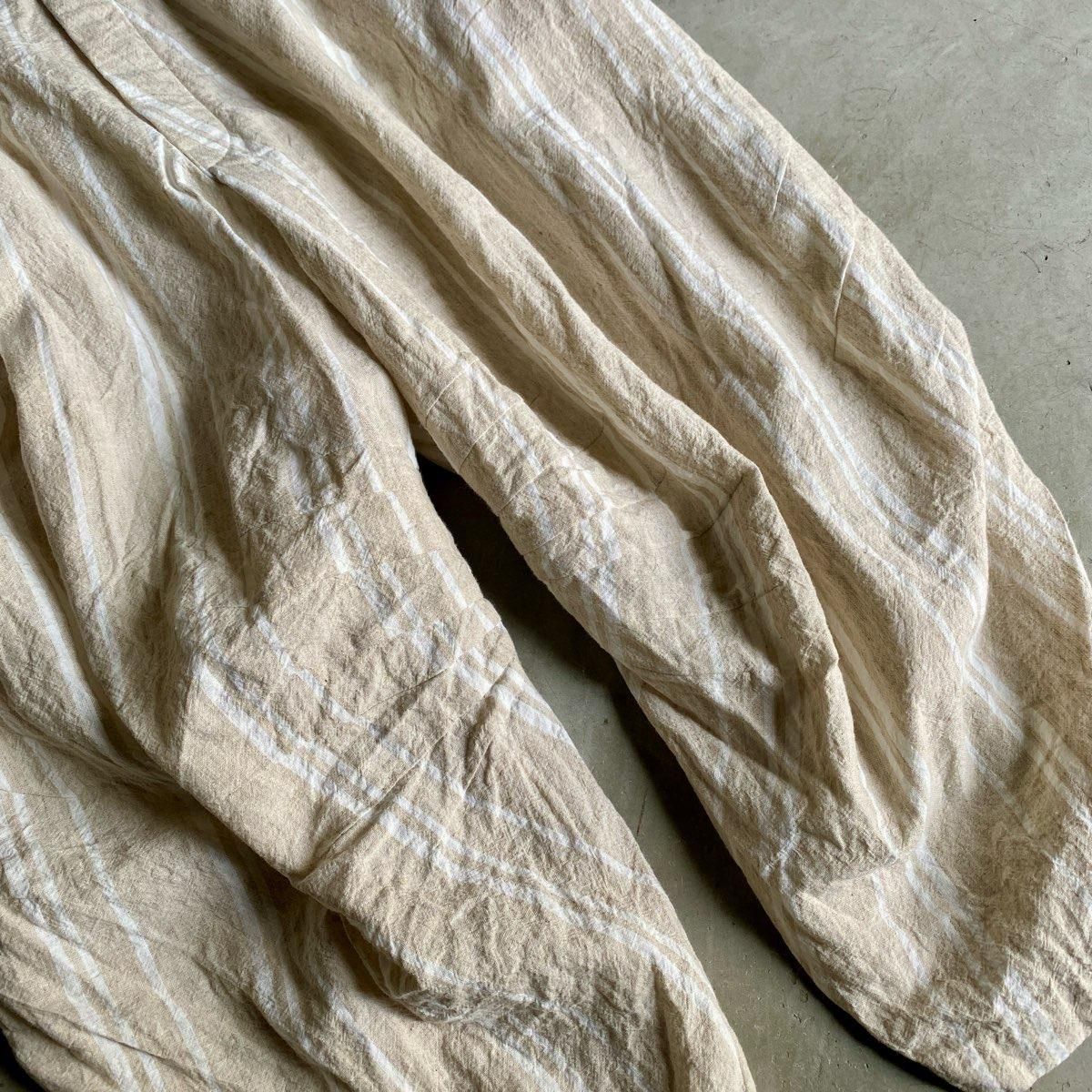 <img class='new_mark_img1' src='https://img.shop-pro.jp/img/new/icons13.gif' style='border:none;display:inline;margin:0px;padding:0px;width:auto;' />HALLELUJAH 4, Pantalon faunʥϥ ѥ ѥ󥿥 FLAX STRIPE