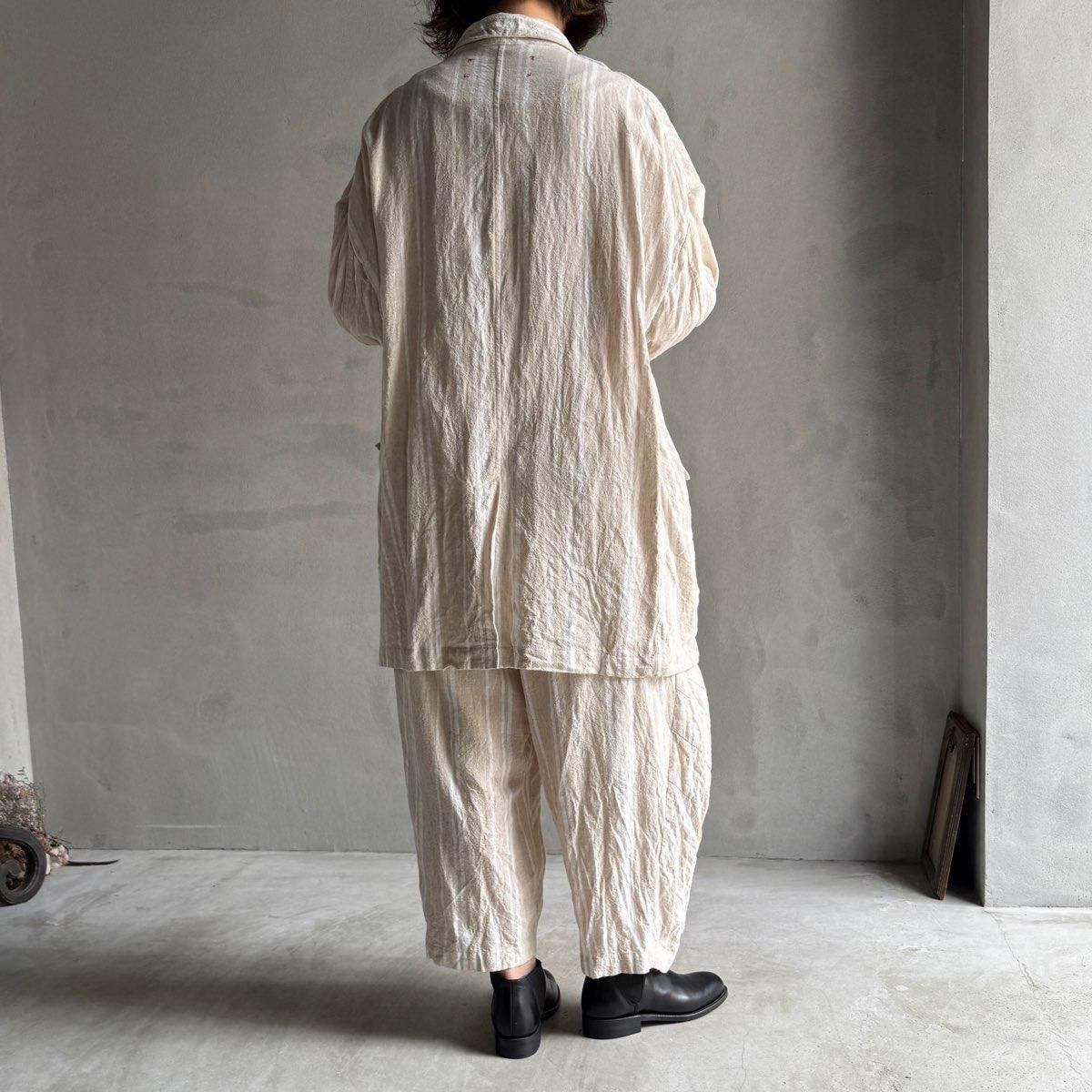 <img class='new_mark_img1' src='https://img.shop-pro.jp/img/new/icons13.gif' style='border:none;display:inline;margin:0px;padding:0px;width:auto;' />HALLELUJAH 3, Veste 19301930ǯ 塼 㥱åȡFLAX STRIPE