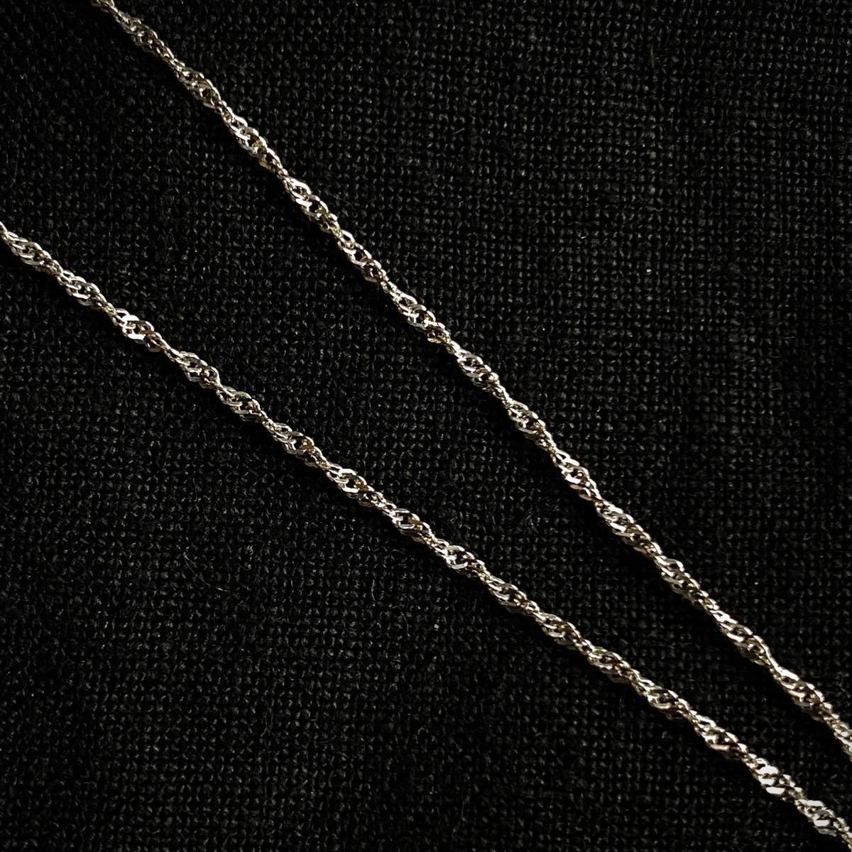 <img class='new_mark_img1' src='https://img.shop-pro.jp/img/new/icons13.gif' style='border:none;display:inline;margin:0px;padding:0px;width:auto;' />momocreatura Thread bow Necklace Silver  Opalʥ⥯ꥢ ܥ ͥå쥹 Сߥѡ