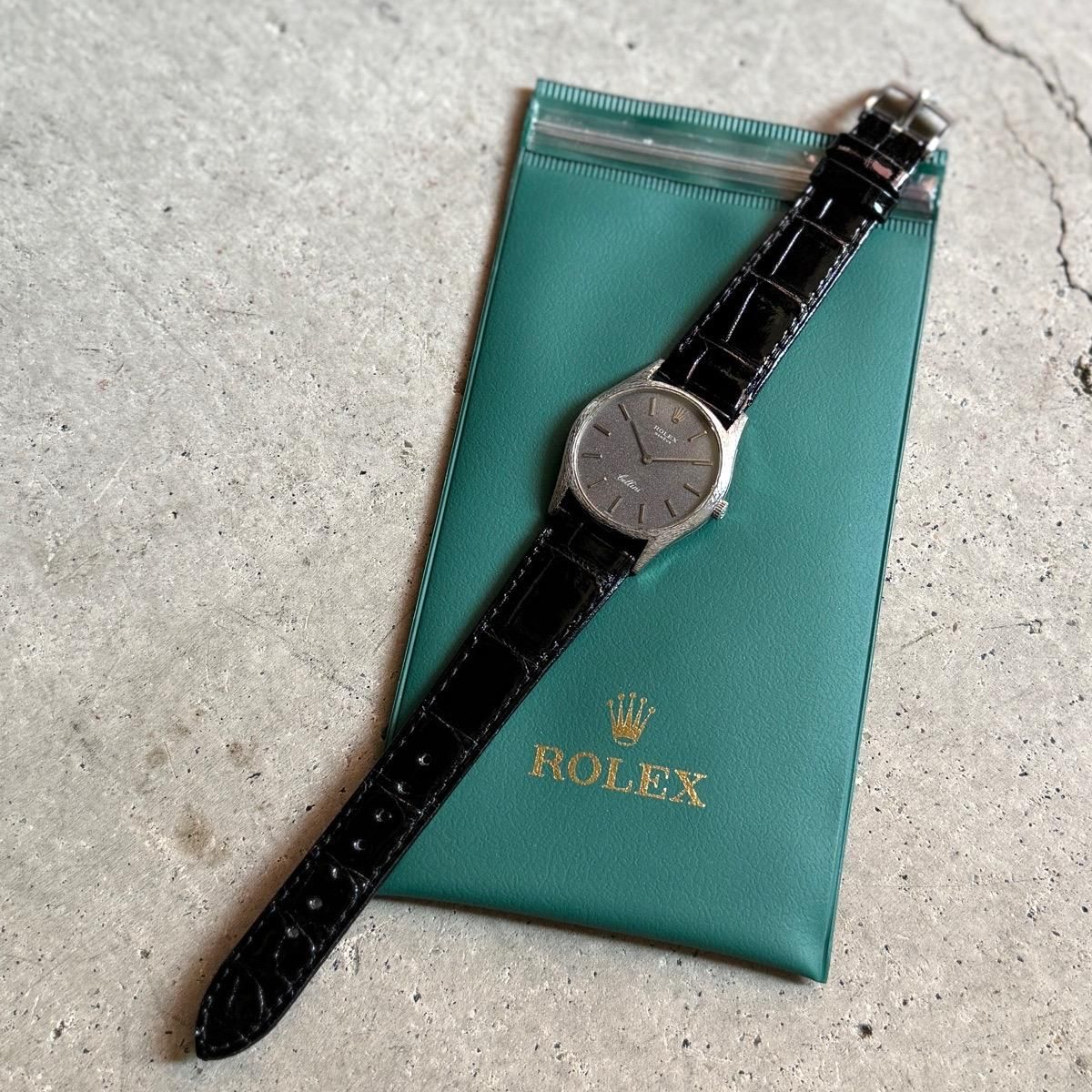 <img class='new_mark_img1' src='https://img.shop-pro.jp/img/new/icons13.gif' style='border:none;display:inline;margin:0px;padding:0px;width:auto;' />ROLEX CELLINIʥå ꡼ˡ18KWG 