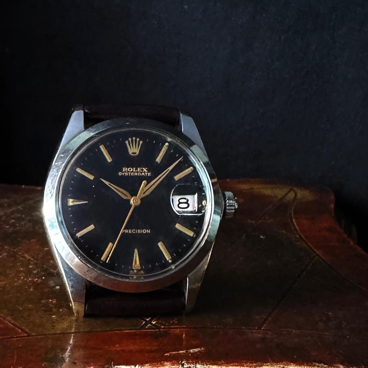 <img class='new_mark_img1' src='https://img.shop-pro.jp/img/new/icons13.gif' style='border:none;display:inline;margin:0px;padding:0px;width:auto;' />ROLEX OYSTER DATE PRECISIONʥå  ǥȡ ֥åߥ顼