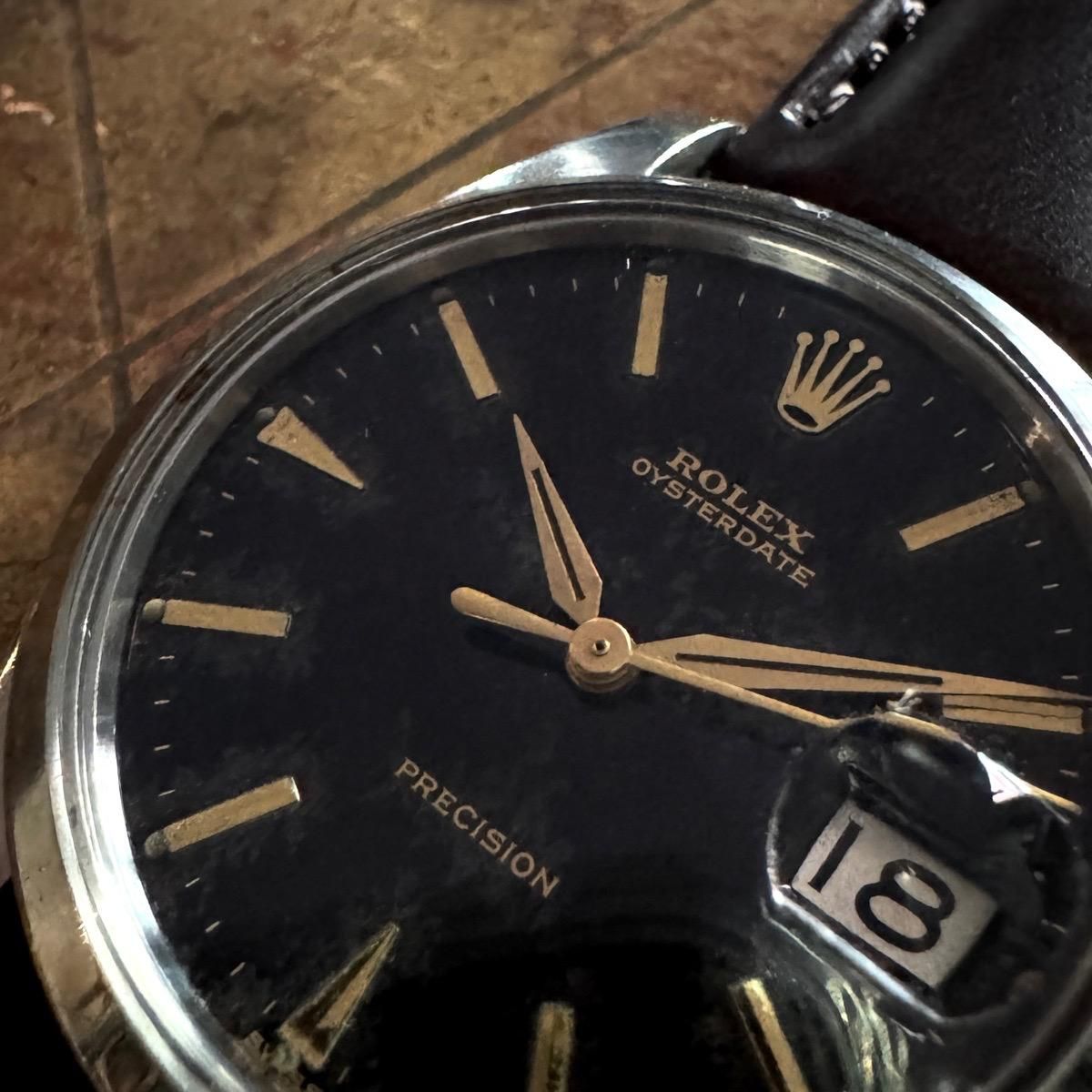 <img class='new_mark_img1' src='https://img.shop-pro.jp/img/new/icons13.gif' style='border:none;display:inline;margin:0px;padding:0px;width:auto;' />ROLEX OYSTER DATE PRECISIONʥå  ǥȡ ֥åߥ顼