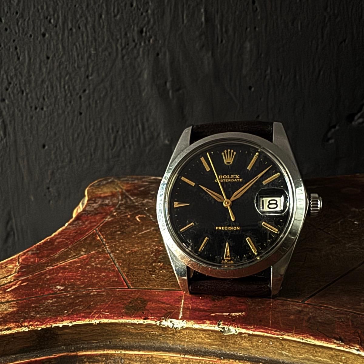 <img class='new_mark_img1' src='https://img.shop-pro.jp/img/new/icons13.gif' style='border:none;display:inline;margin:0px;padding:0px;width:auto;' />ROLEX OYSTER DATE PRECISIONʥå  ǥȡ ֥åߥ顼