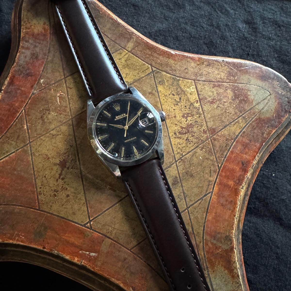 <img class='new_mark_img1' src='https://img.shop-pro.jp/img/new/icons13.gif' style='border:none;display:inline;margin:0px;padding:0px;width:auto;' />ROLEX OYSTER DATE PRECISIONʥå  ǥȡ ֥åߥ顼