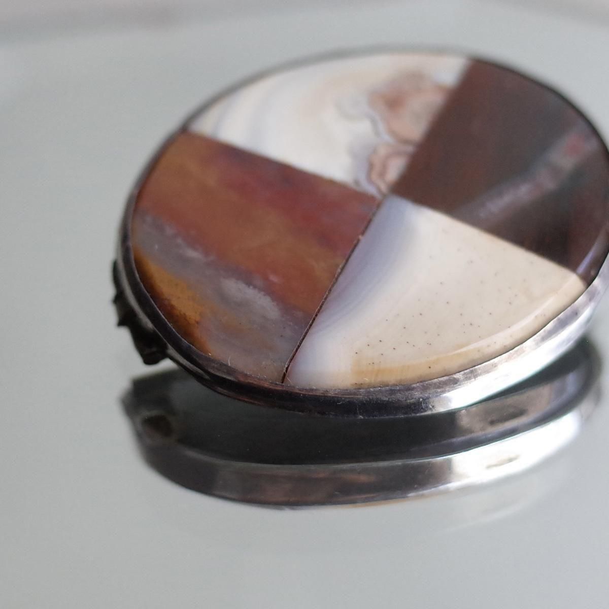 ヴィクトリアン シルバー スコティッシュアゲート ブローチ（Victorian