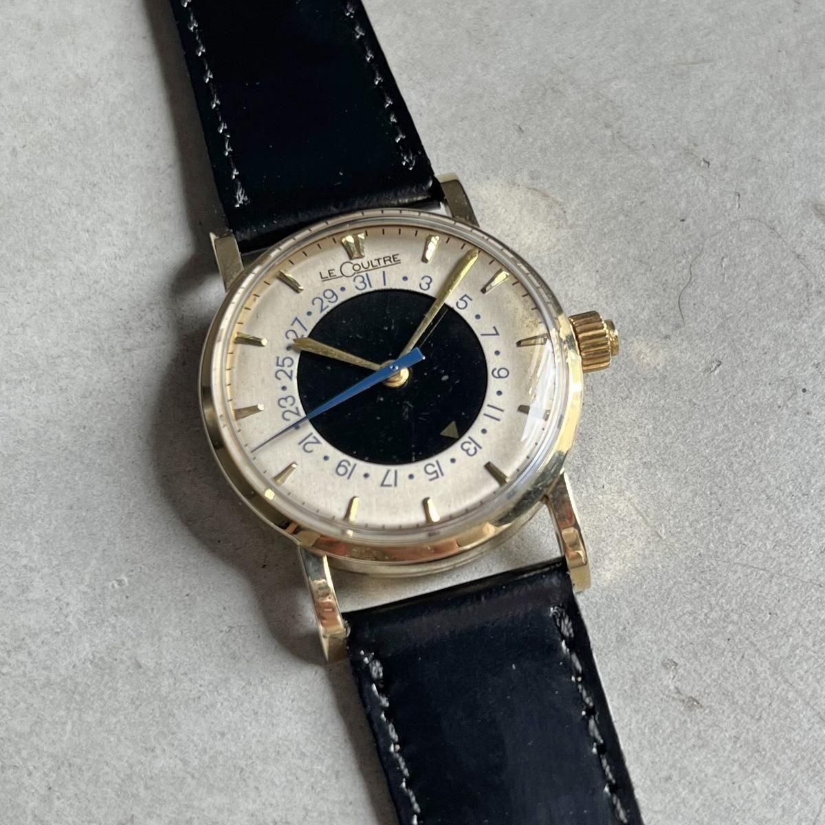 LeCoultre (ルクルト)14KYG 金無垢 2TONE カレンダーダイヤル
