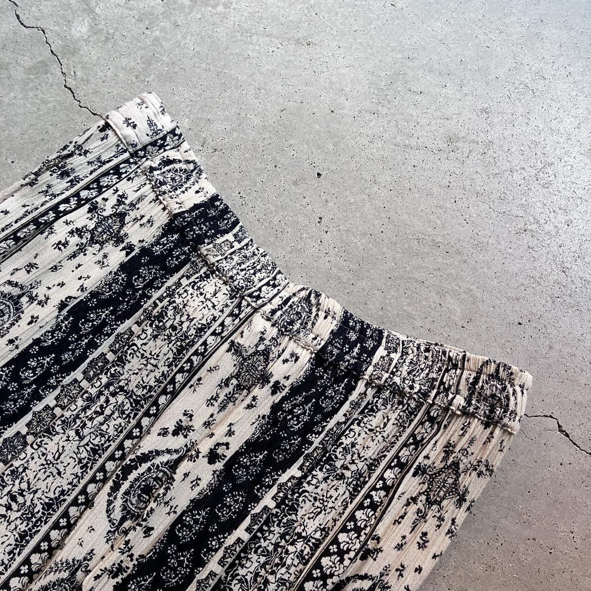U.S. ơ  ޥѥ 󥰥ȡIndian Vintage Multi Pattern Gathered Skirt