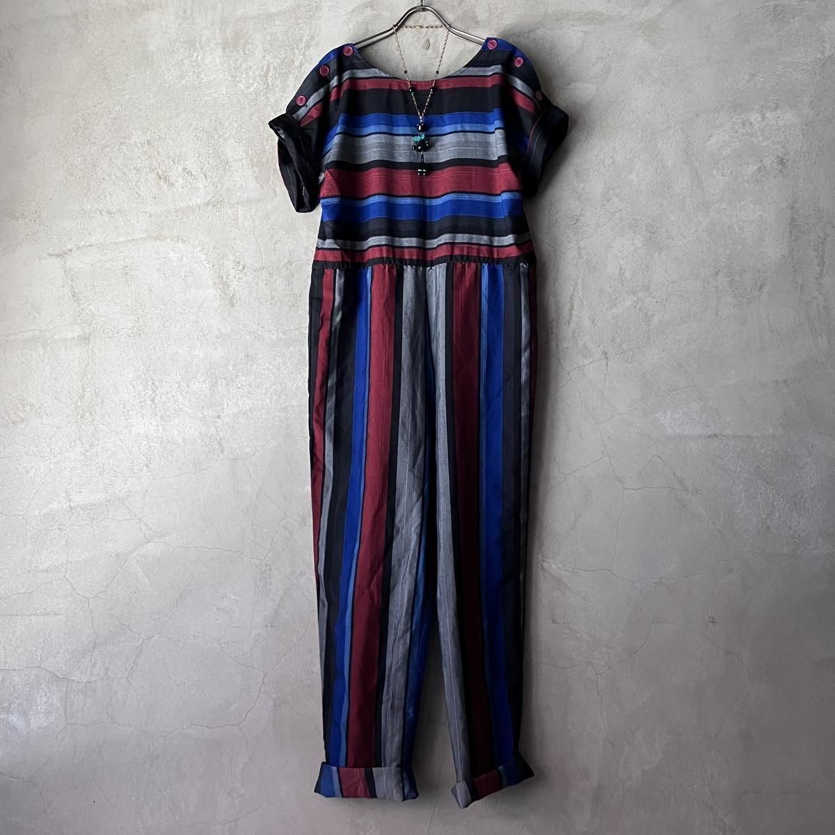 <img class='new_mark_img1' src='https://img.shop-pro.jp/img/new/icons13.gif' style='border:none;display:inline;margin:0px;padding:0px;width:auto;' />U.S. ơ ȥ饤סܡ 륤Vintage Striped and Striped All-in-One