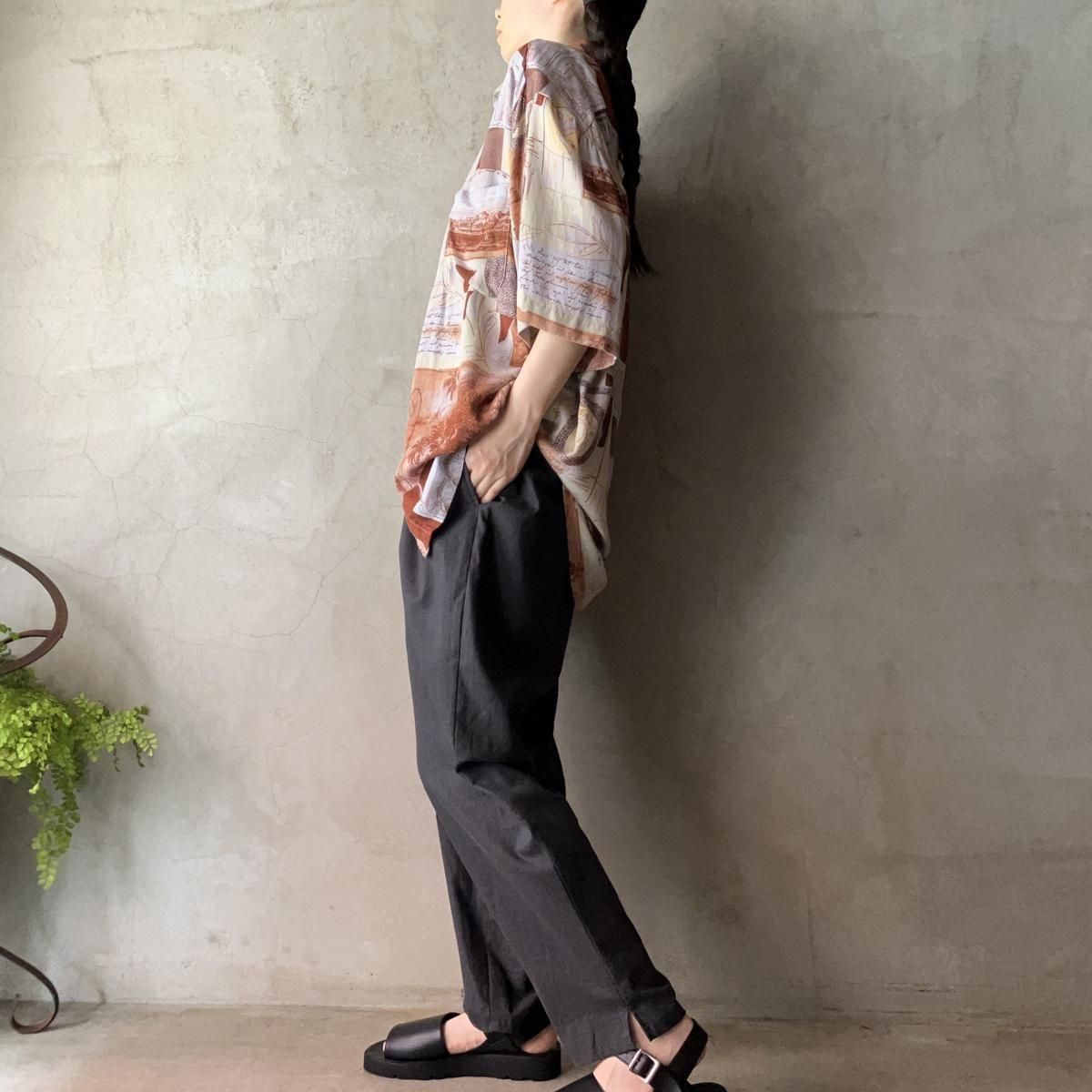 <img class='new_mark_img1' src='https://img.shop-pro.jp/img/new/icons13.gif' style='border:none;display:inline;margin:0px;padding:0px;width:auto;' />ե ơ 顼ץ ġFrench Vintage Collage Print Shirt