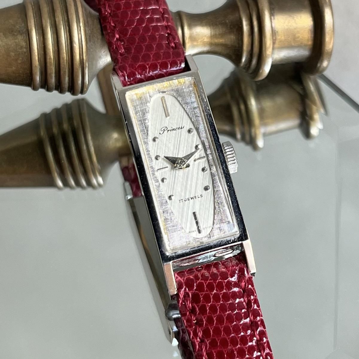 Ⴤ1259 ꕤ希少レア ORIENT クリスタル 自動巻き レクタンギュラー Ⴤ1259 ꕤ希少レア ORIENT クリスタル 自動巻き