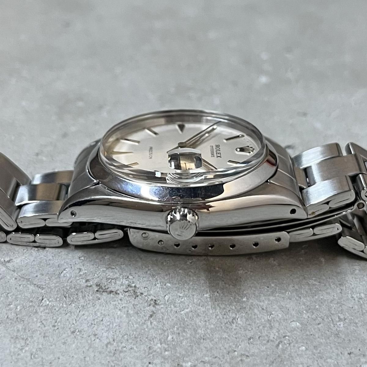 <img class='new_mark_img1' src='https://img.shop-pro.jp/img/new/icons13.gif' style='border:none;display:inline;margin:0px;padding:0px;width:auto;' />ROLEX OYSTER DATE PRECISIONʥå  ǥ ץ쥷˥ۥ磻ȥ ֥쥹