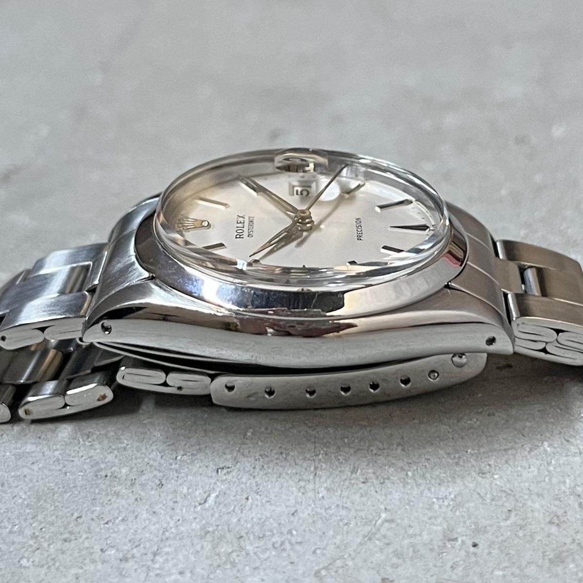 <img class='new_mark_img1' src='https://img.shop-pro.jp/img/new/icons13.gif' style='border:none;display:inline;margin:0px;padding:0px;width:auto;' />ROLEX OYSTER DATE PRECISIONʥå  ǥ ץ쥷˥ۥ磻ȥ ֥쥹