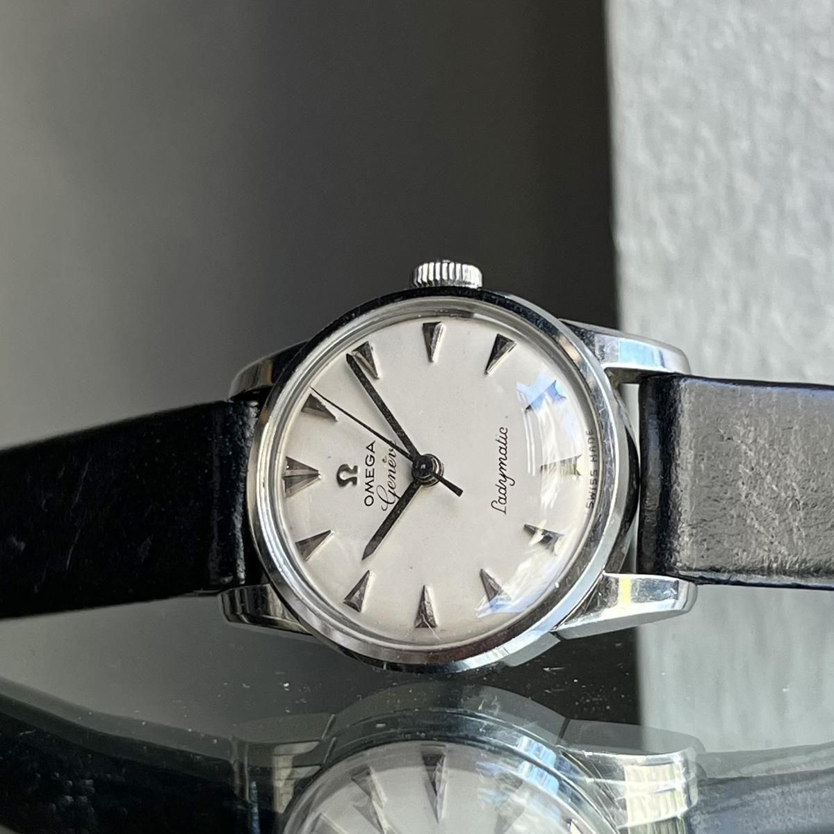<img class='new_mark_img1' src='https://img.shop-pro.jp/img/new/icons13.gif' style='border:none;display:inline;margin:0px;padding:0px;width:auto;' />OMEGA GENEVE LADYMATICʥᥬ ͡ ǥޥƥåܸǥå ٥ȡ