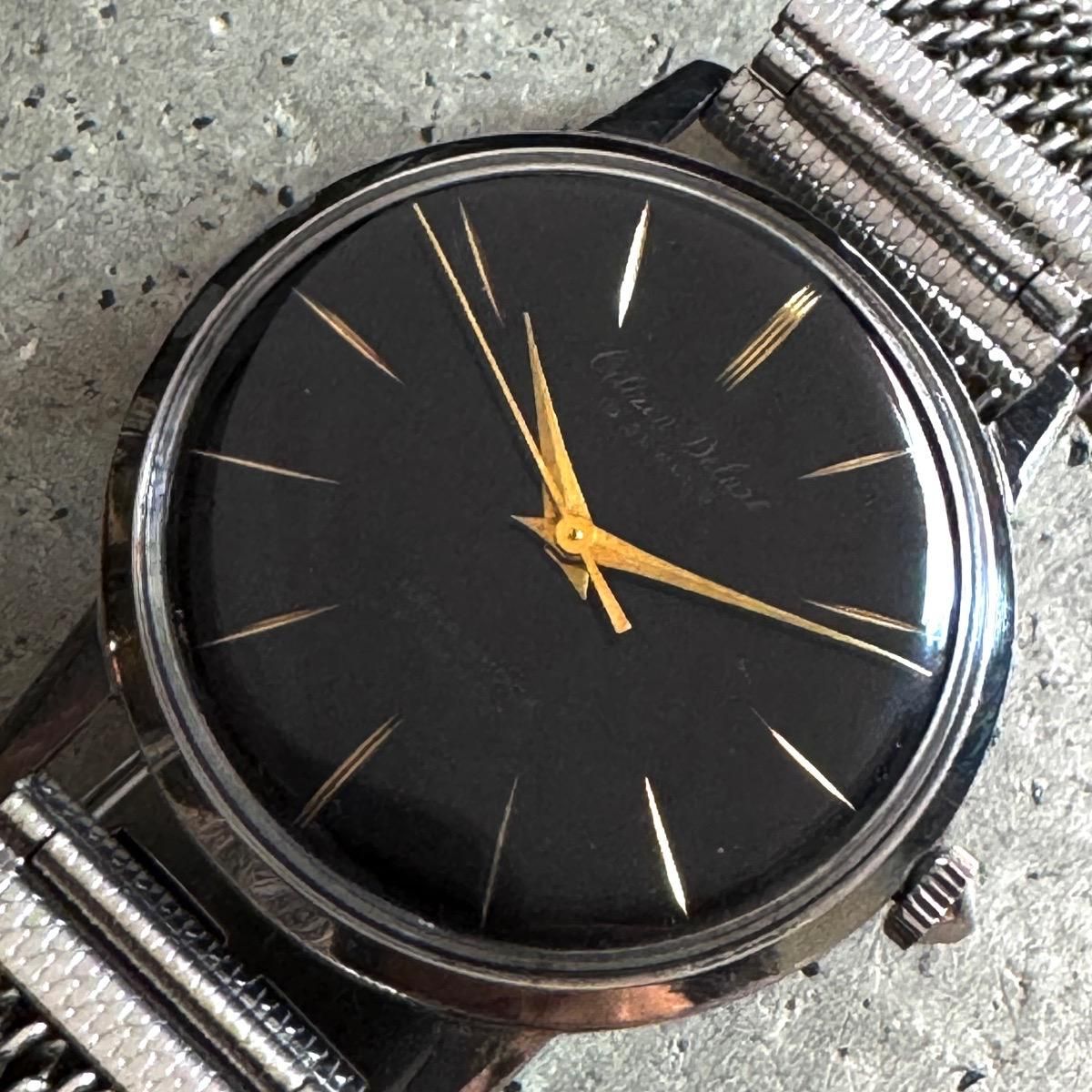 CITIZEN Deluxe（シチズン デラックス）黒文字盤 GD 3針 - JeJe