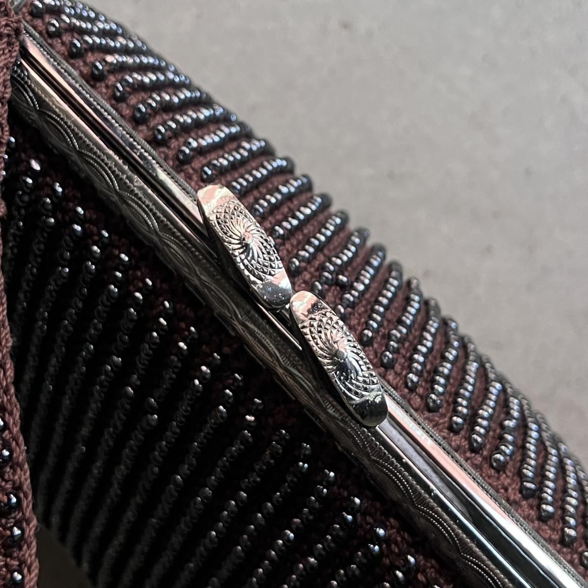 ヴィンテージ ビーズクロッシェ バッグ（Vintage Beads Crochet Bag