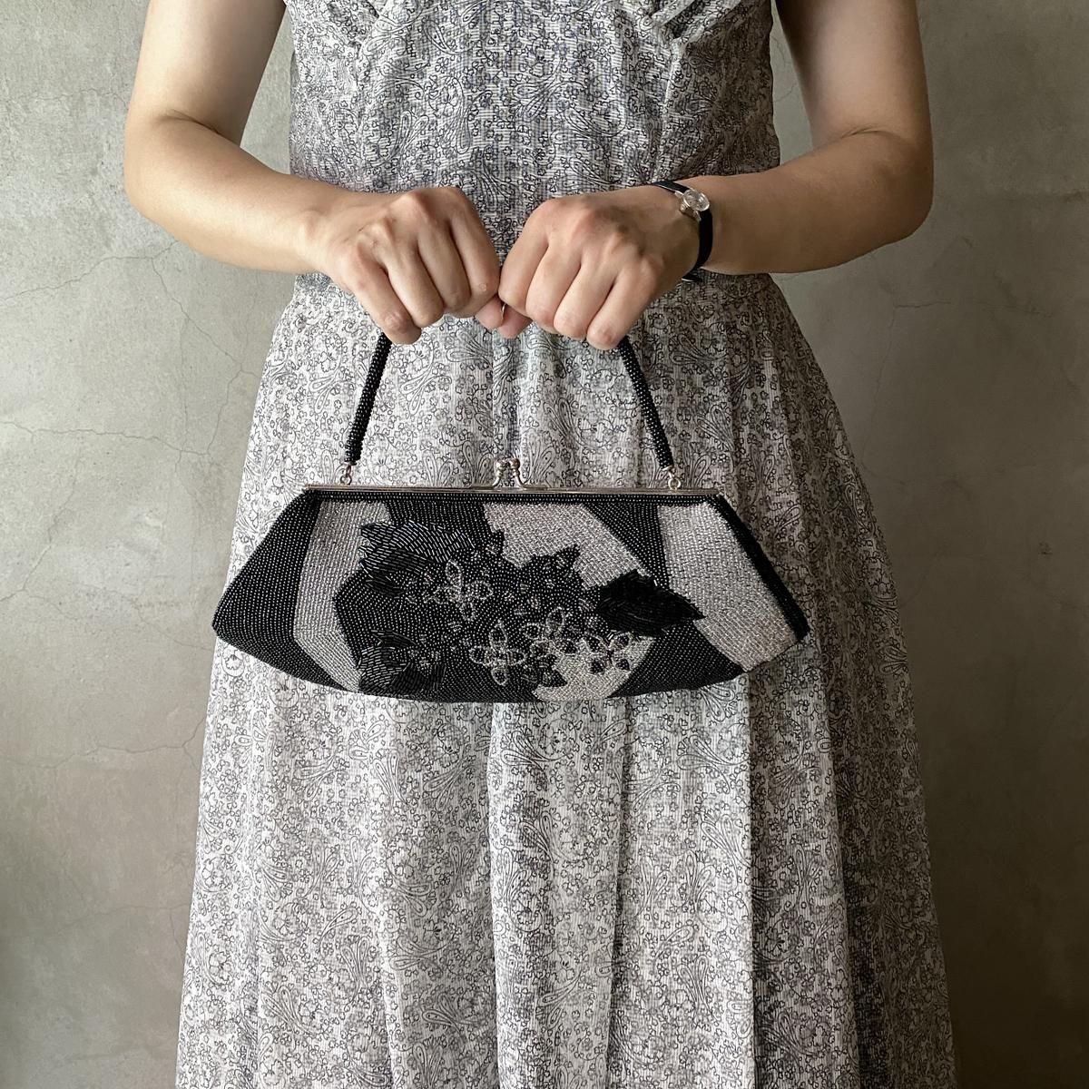 ơ ء꡼ա ӡХåVintage Flower Beads Bag