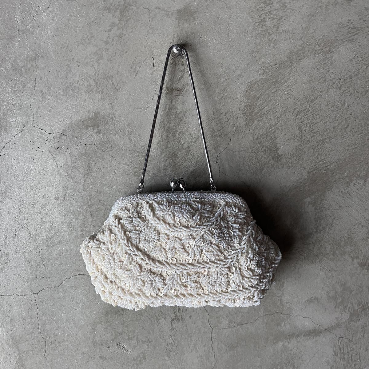ơ ѥ󥳡ɽ ӡХåVintage Sequin Embroidery Beads bag