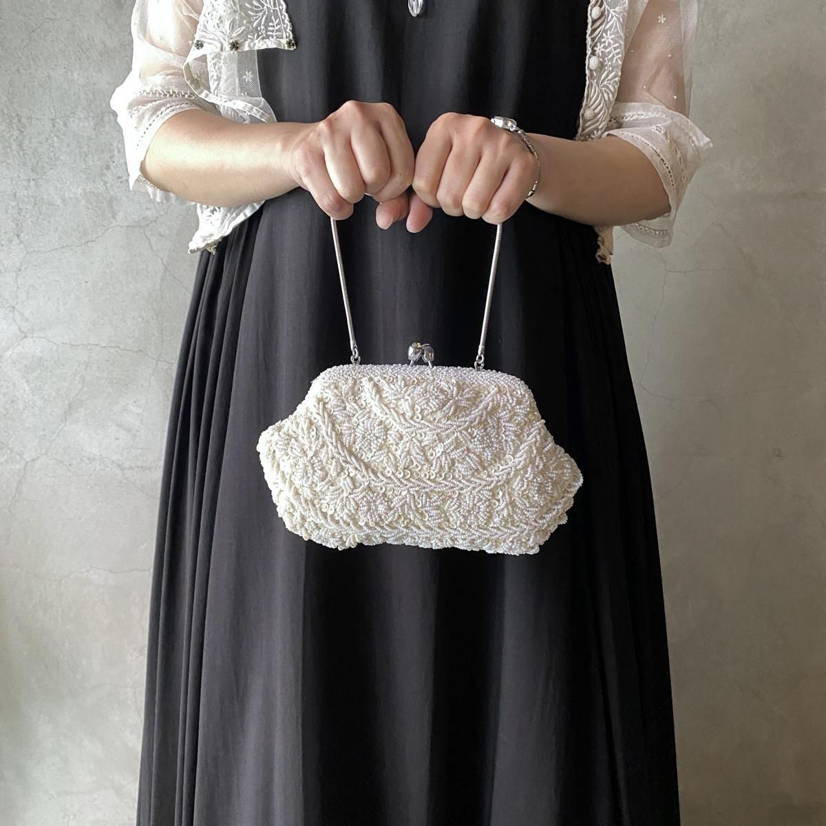 ơ ѥ󥳡ɽ ӡХåVintage Sequin Embroidery Beads bag