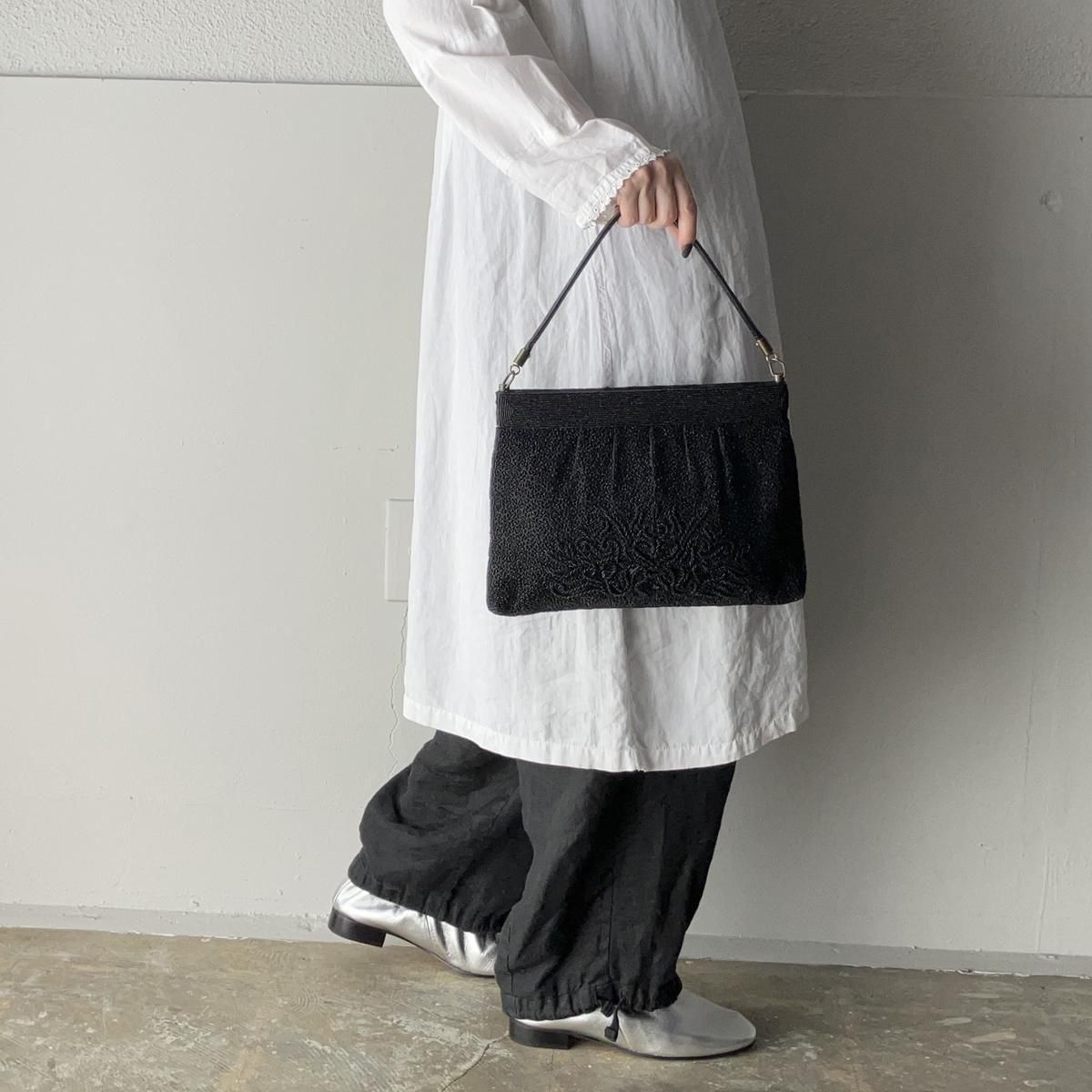 ơ ֥å ӡХå Vintage All Black Beads Bag˥Х͸ 