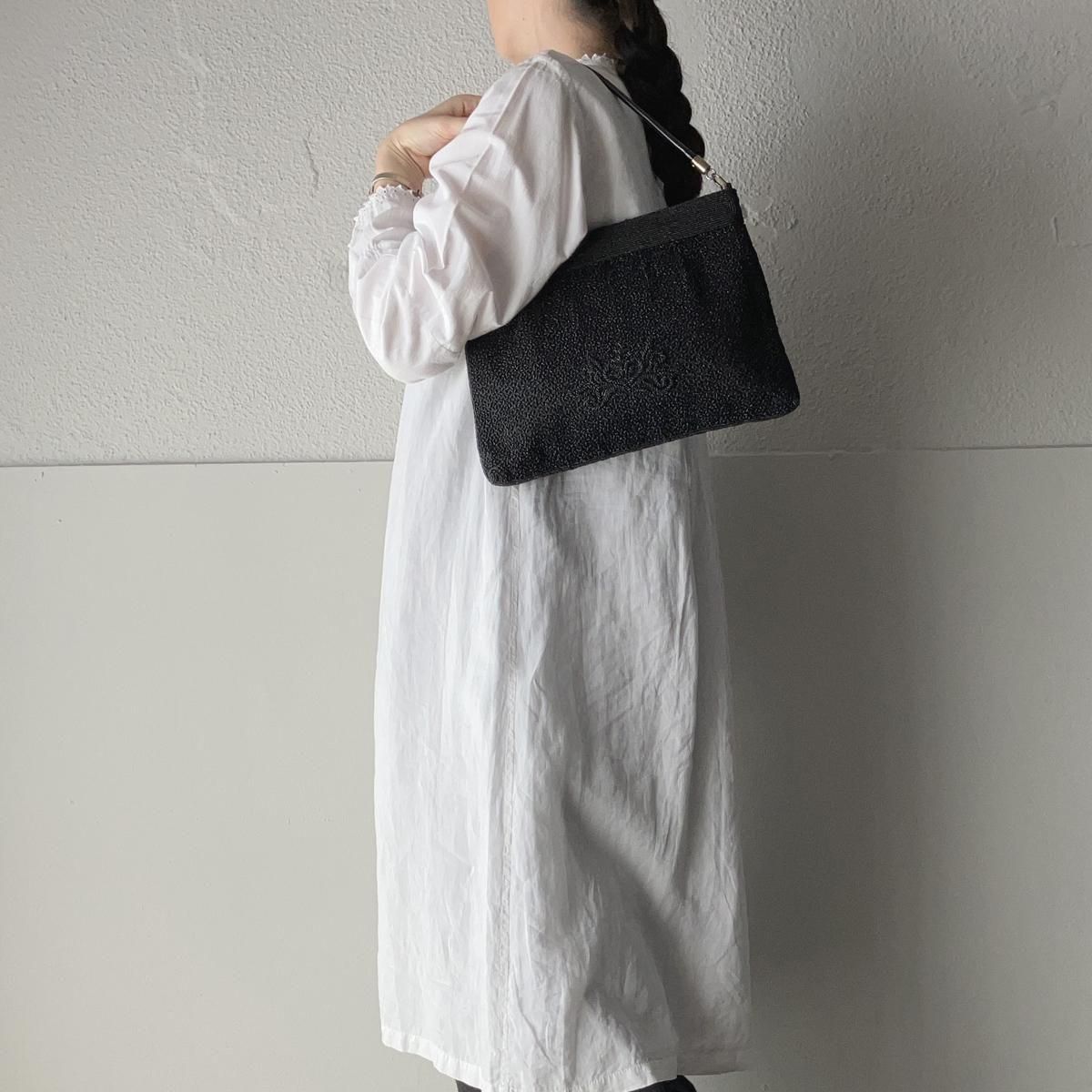 ơ ֥å ӡХå Vintage All Black Beads Bag˥Х͸ 