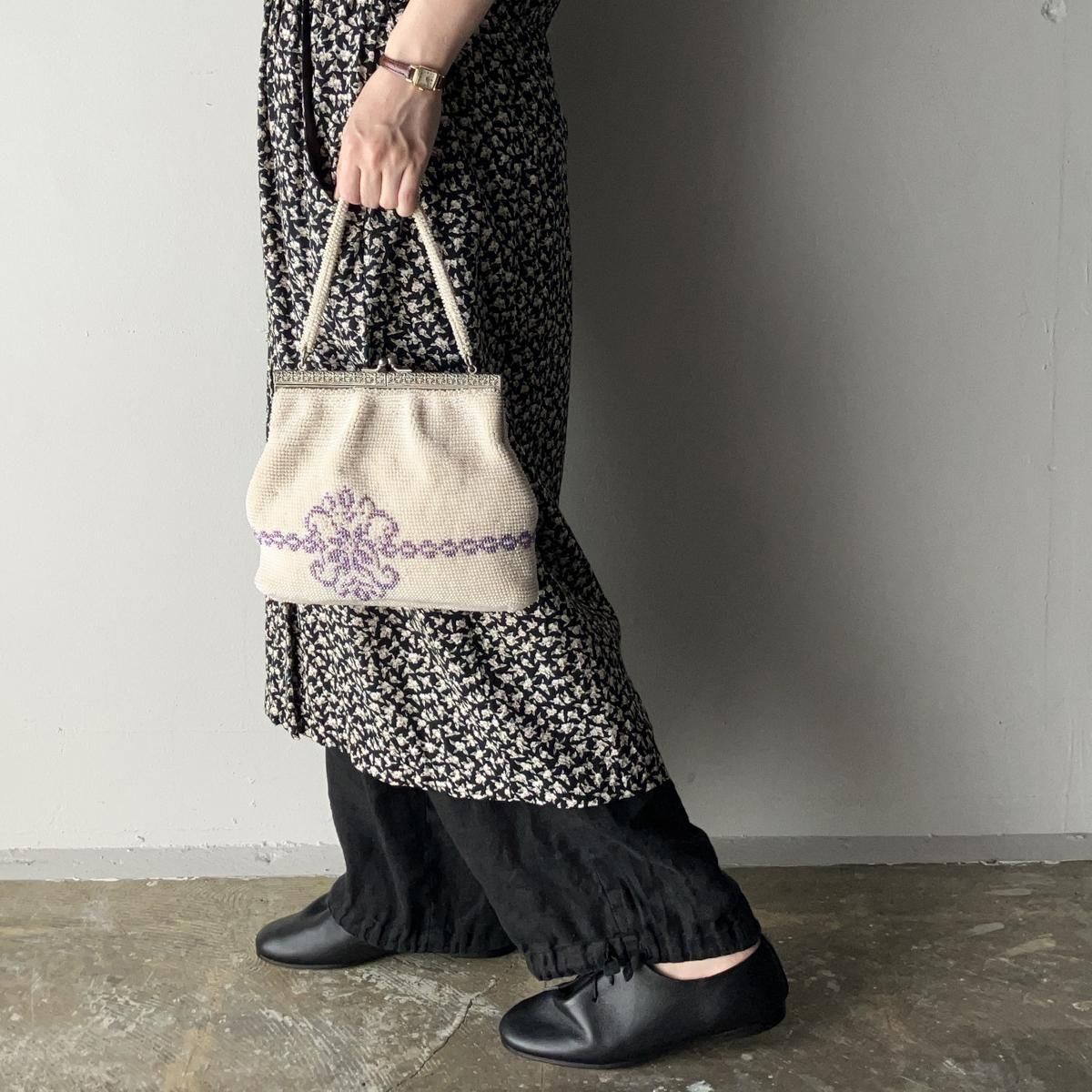 ơ ѡ륫顼 եݥ ӡХå Vintage Opal Color Beads Bag