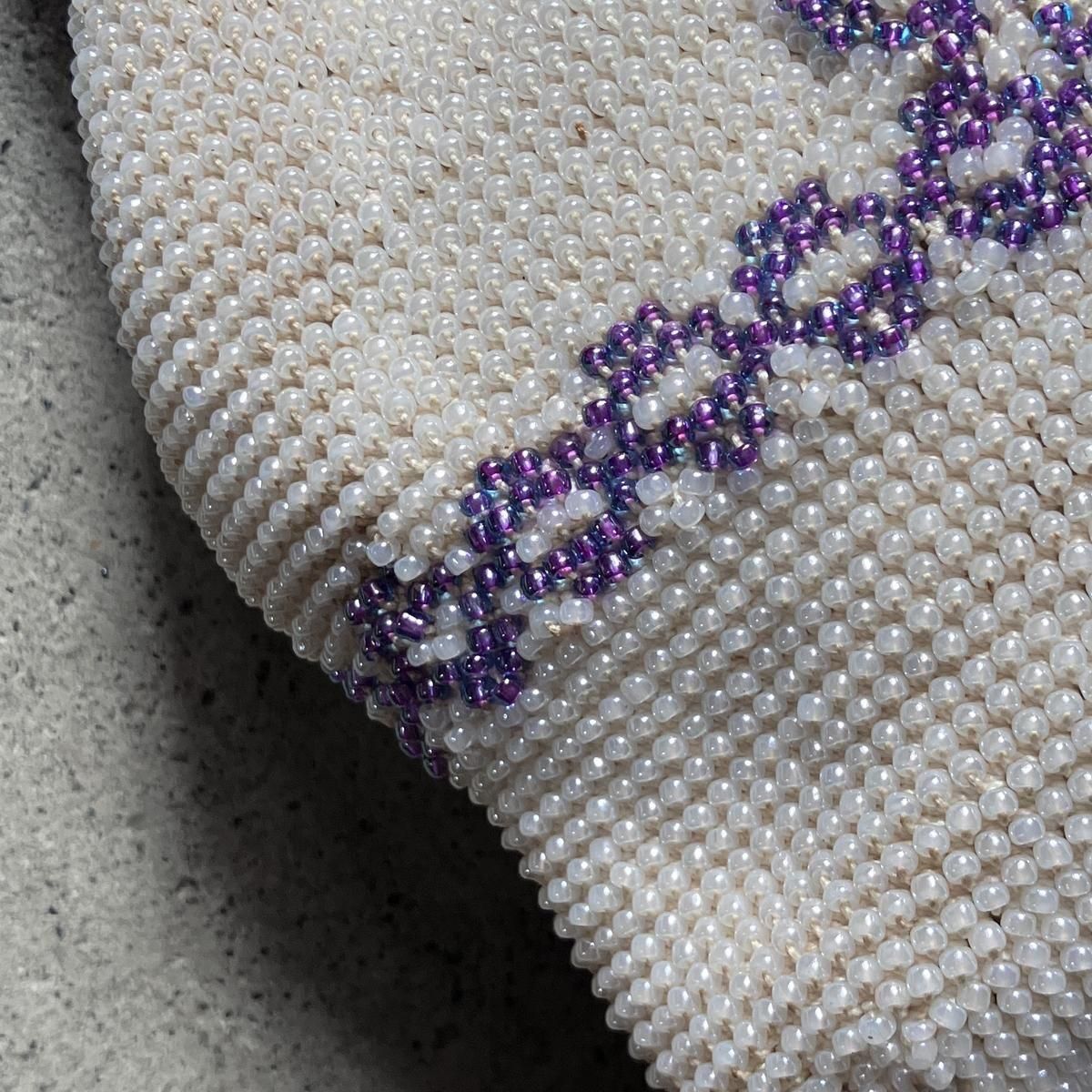 ơ ѡ륫顼 եݥ ӡХå Vintage Opal Color Beads Bag