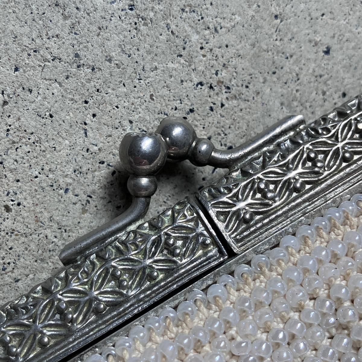 ơ ѡ륫顼 եݥ ӡХå Vintage Opal Color Beads Bag