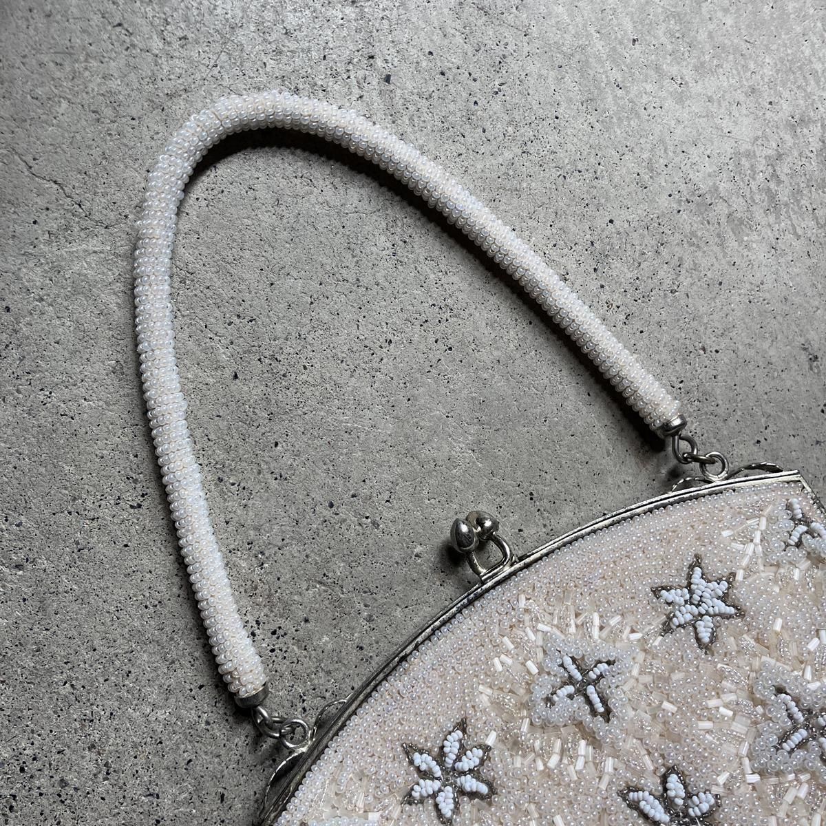 ơ ۥ磻ȥ١ ե ӡХåVintage Floral Motif Beads Bag