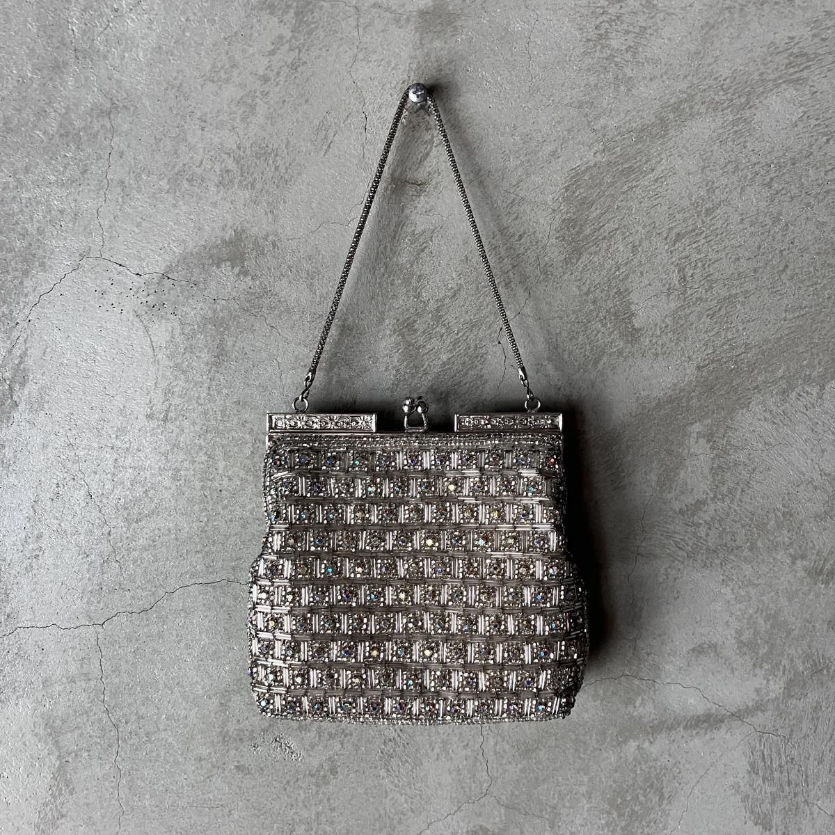J*様 ビーズバッグ パーティーバッグ ヴィンテージバッグ アンティークビーズ ヴィンテージ ビーズ バッグ（Vintage Beads Chain Bag）- JeJe