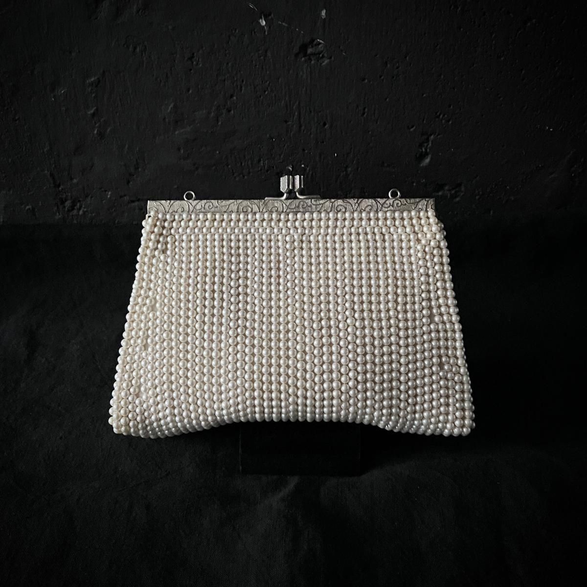 ơ ѡ ӡ ХåVintage Pearl Beads BagDead Stock