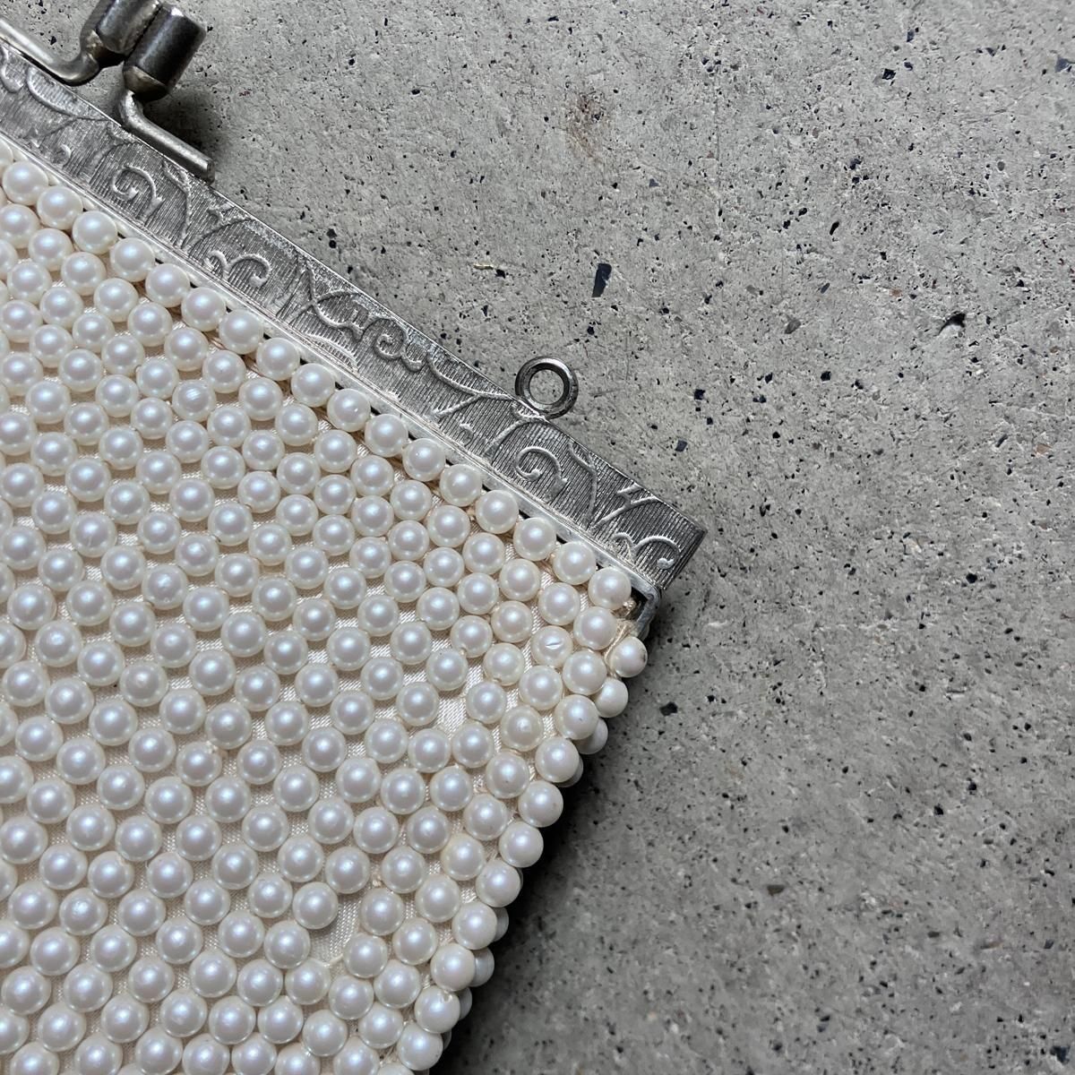 ơ ѡ ӡ ХåVintage Pearl Beads BagDead Stock