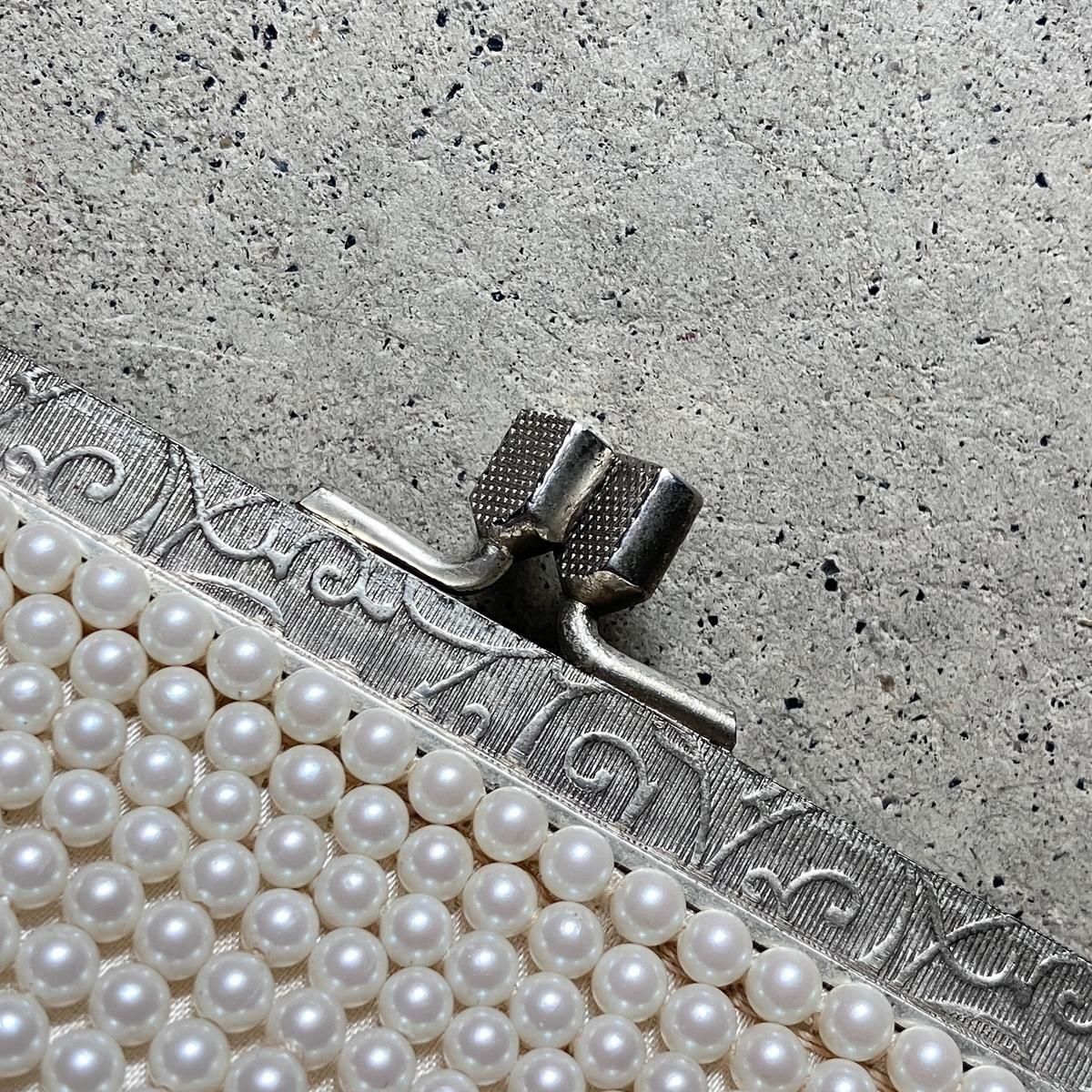 ơ ѡ ӡ ХåVintage Pearl Beads BagDead Stock