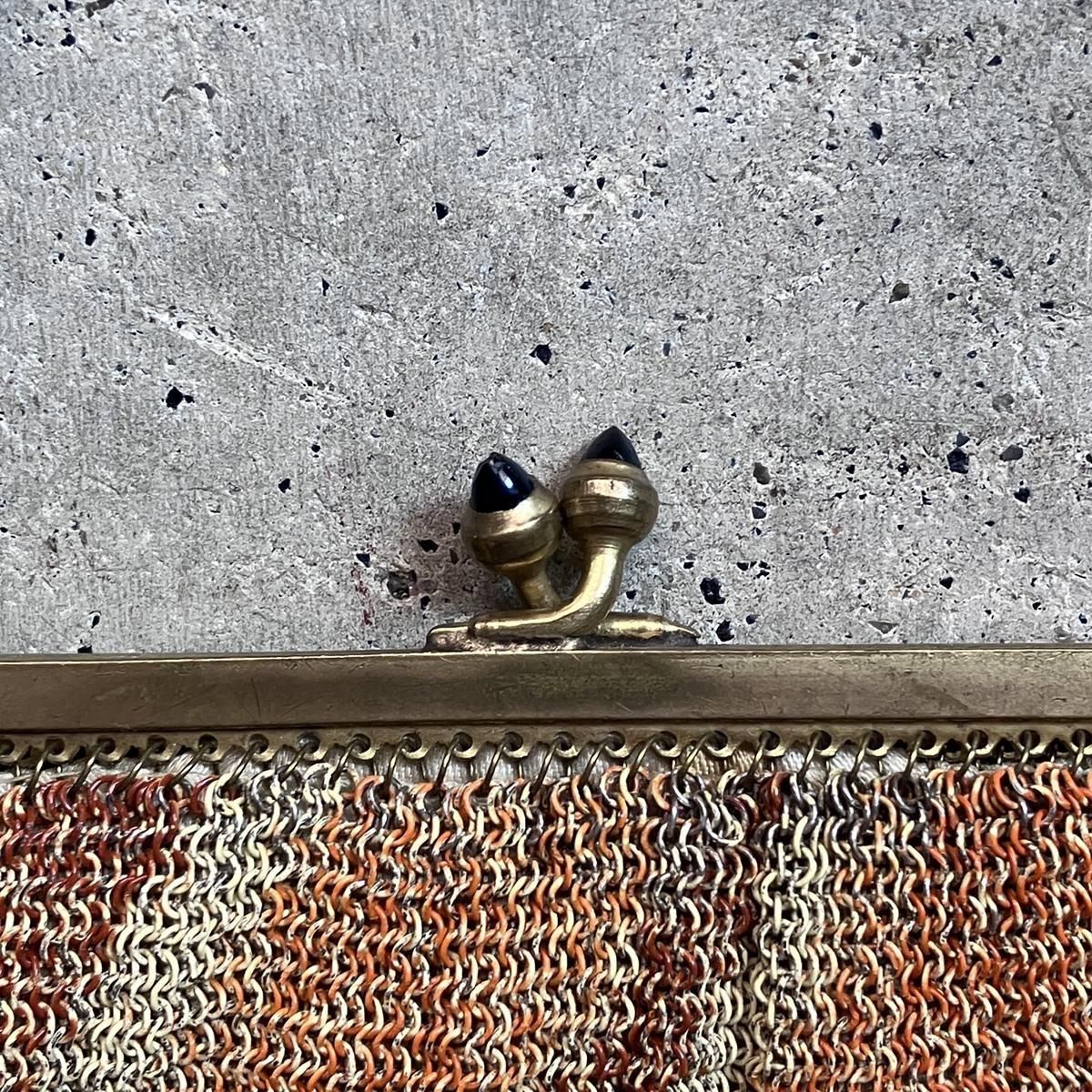 ڤѥڡۥ롦ǥ  å ե ߥ˥Хå Art Deco Steel Mesh Mini Bag