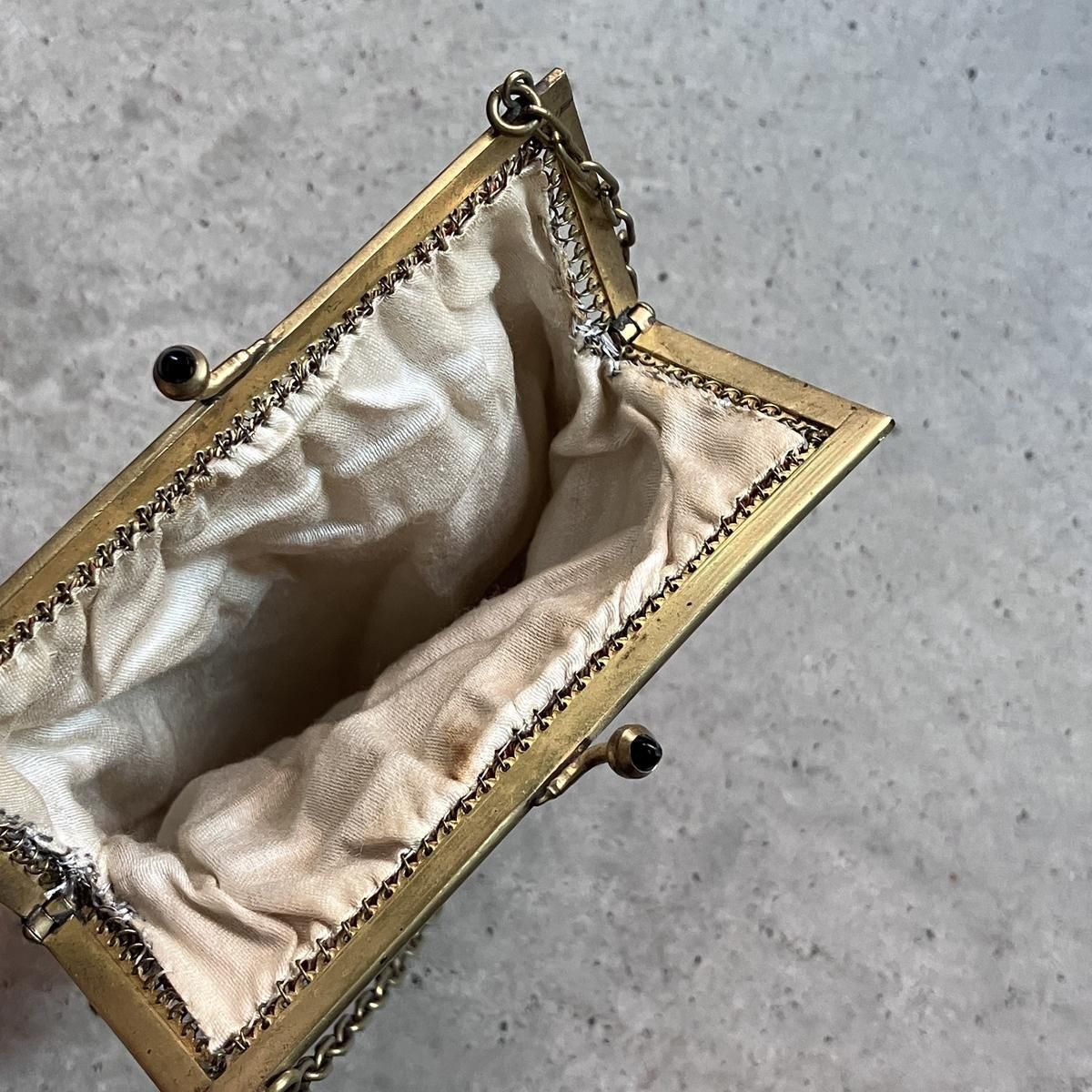 ڤѥڡۥ롦ǥ  å ե ߥ˥Хå Art Deco Steel Mesh Mini Bag