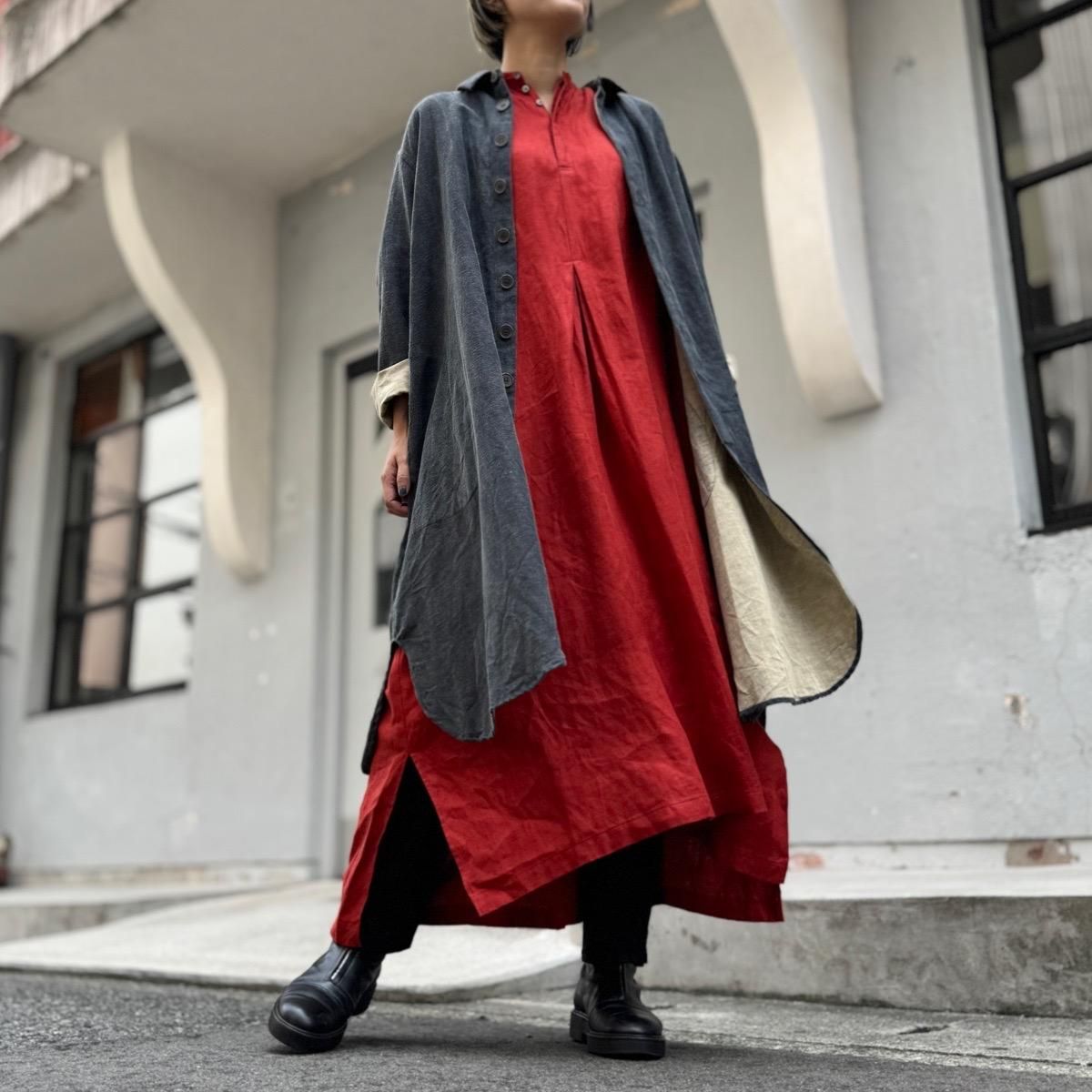 YUTA MATSUOKA （ユウタマツオカ）ワッシャーバックサテン ロング