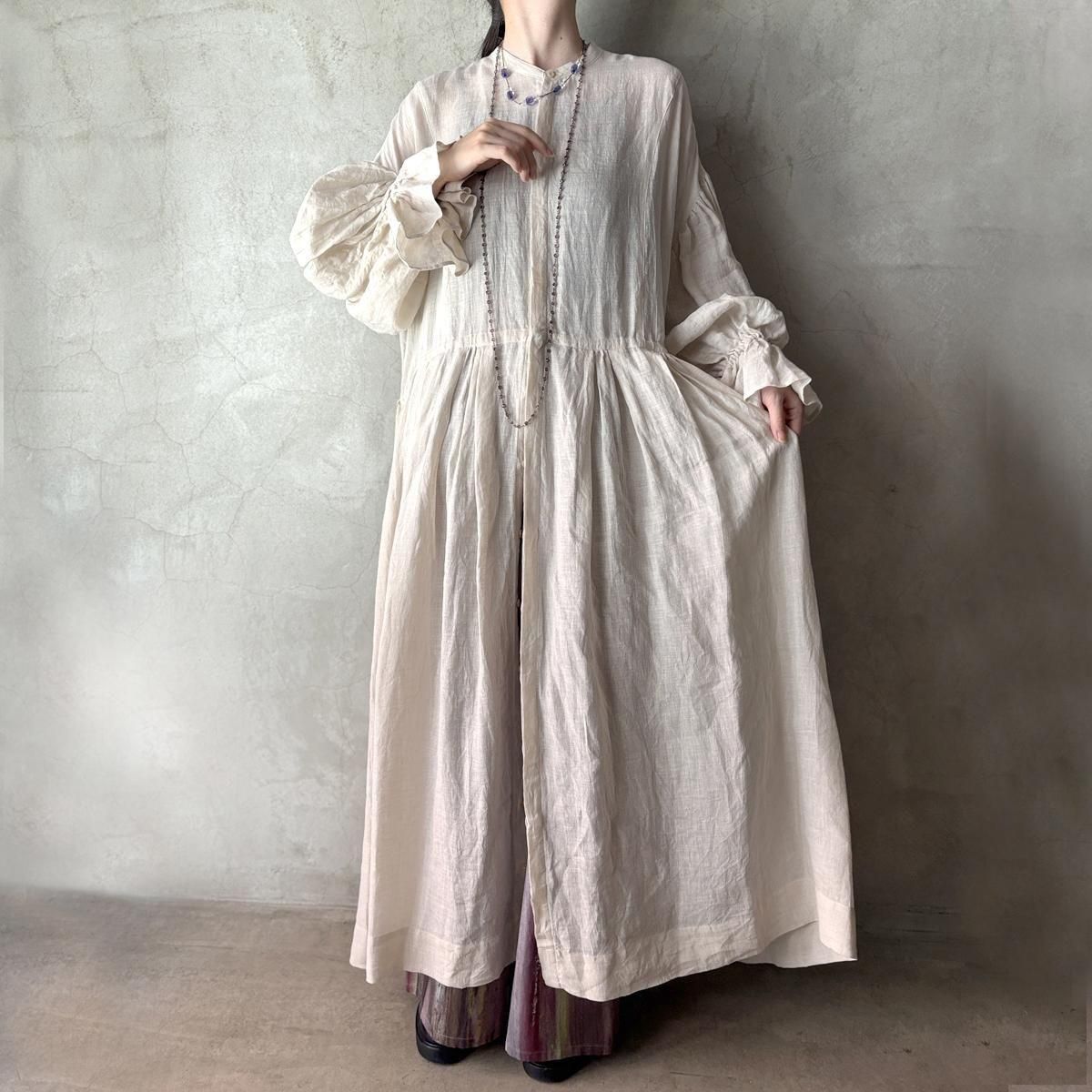 suzuki takayuki bishop-sleeve dress （スズキタカユキ