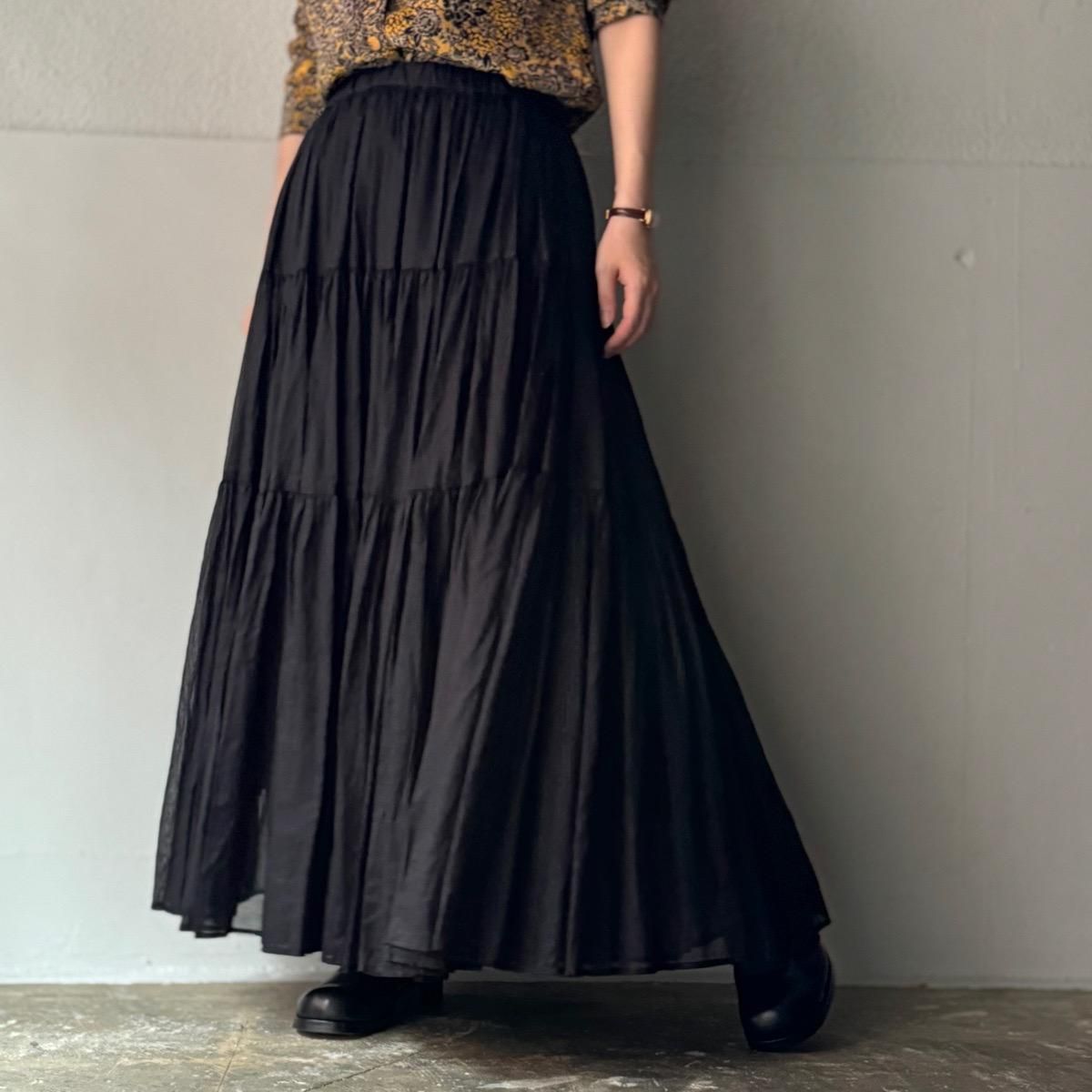 suzuki takayuki tiered skirt（スズキタカユキ ティアードスカート