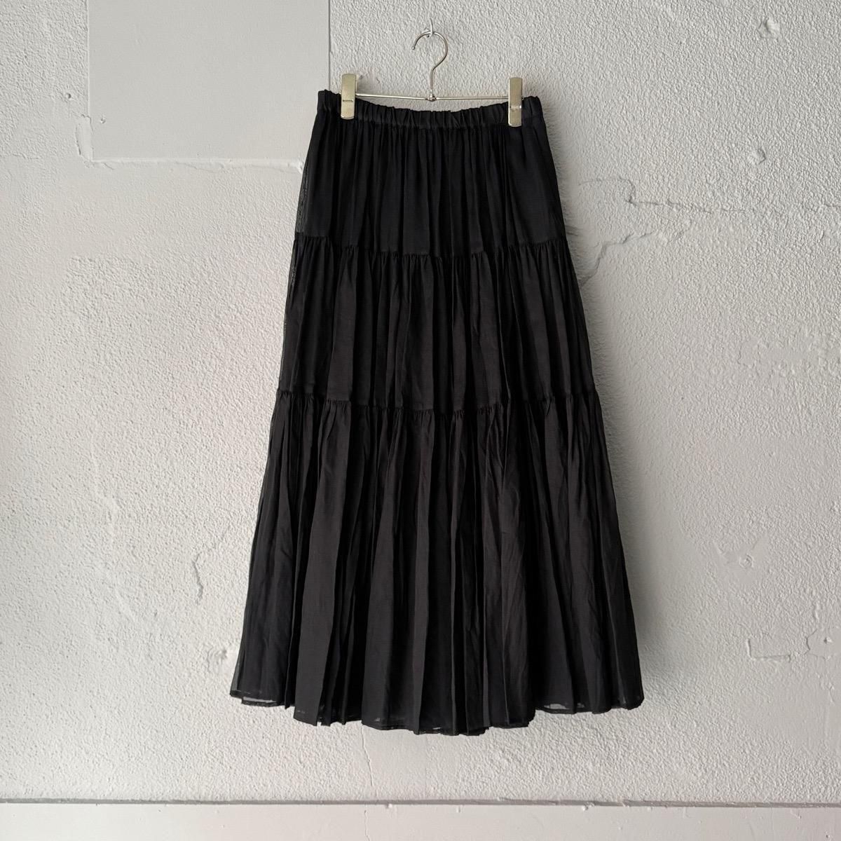 <img class='new_mark_img1' src='https://img.shop-pro.jp/img/new/icons13.gif' style='border:none;display:inline;margin:0px;padding:0px;width:auto;' />suzuki takayuki  tiered skirtʥ業 ƥɥȡBlack 